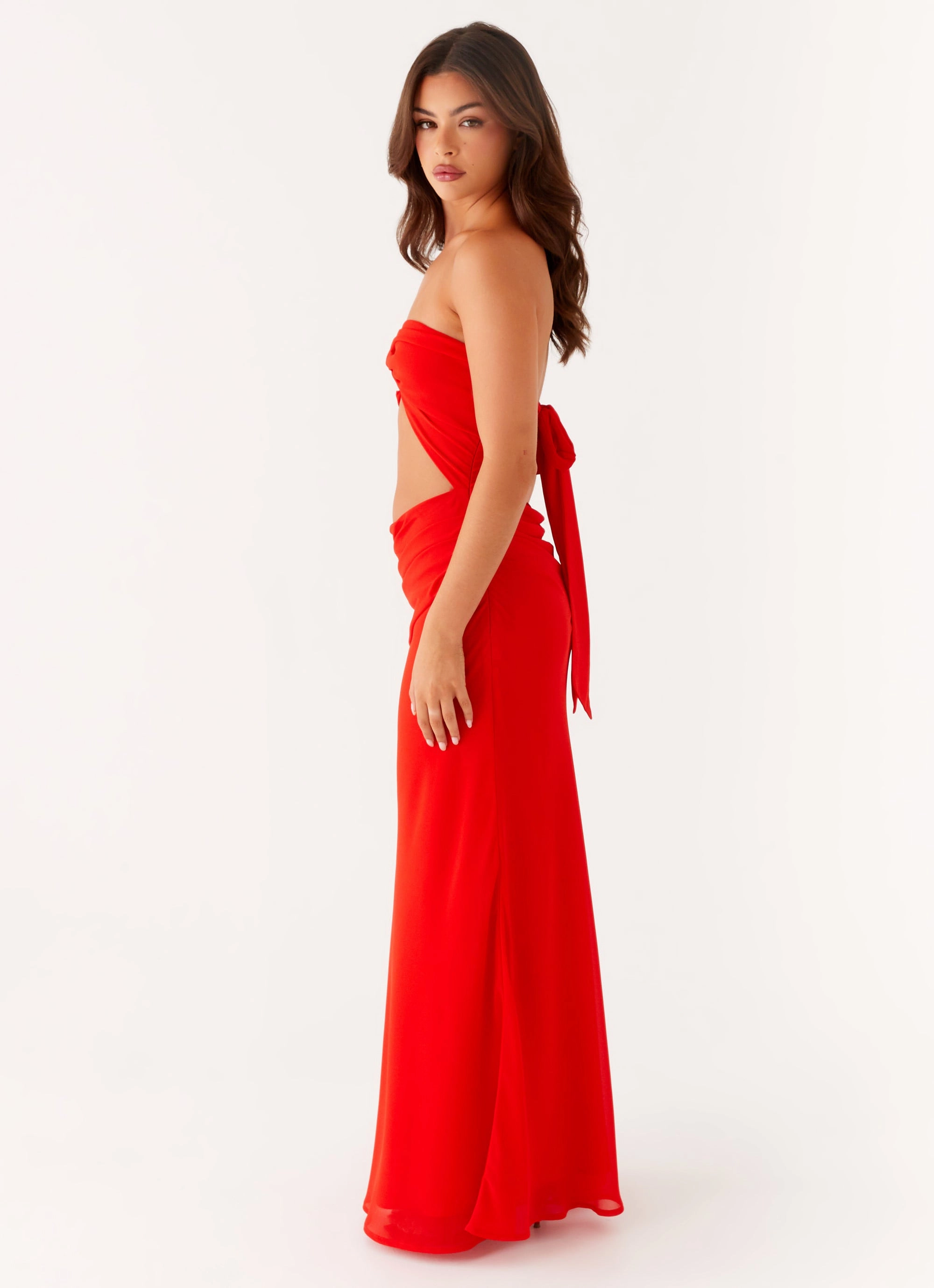 Carla Maxi Dress - Red Statement Mood Formal Outfit