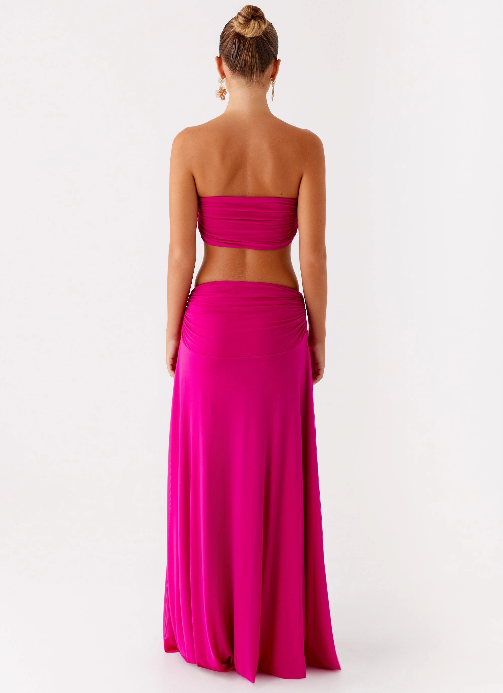 Smooth Layers Classic Wear Carlene Maxi Dress - Fuchsia