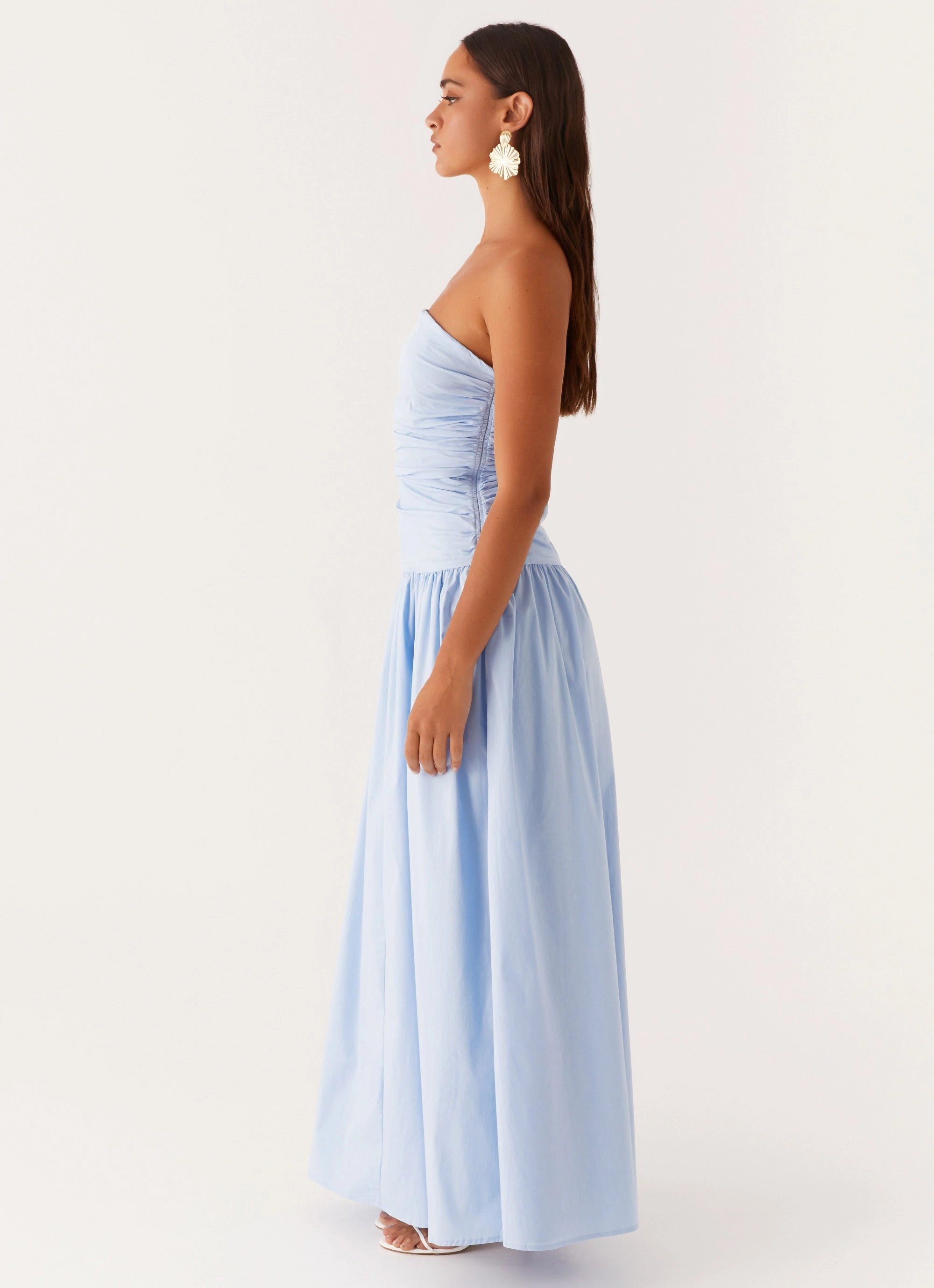 petite size Carmel Maxi Dress - Blue