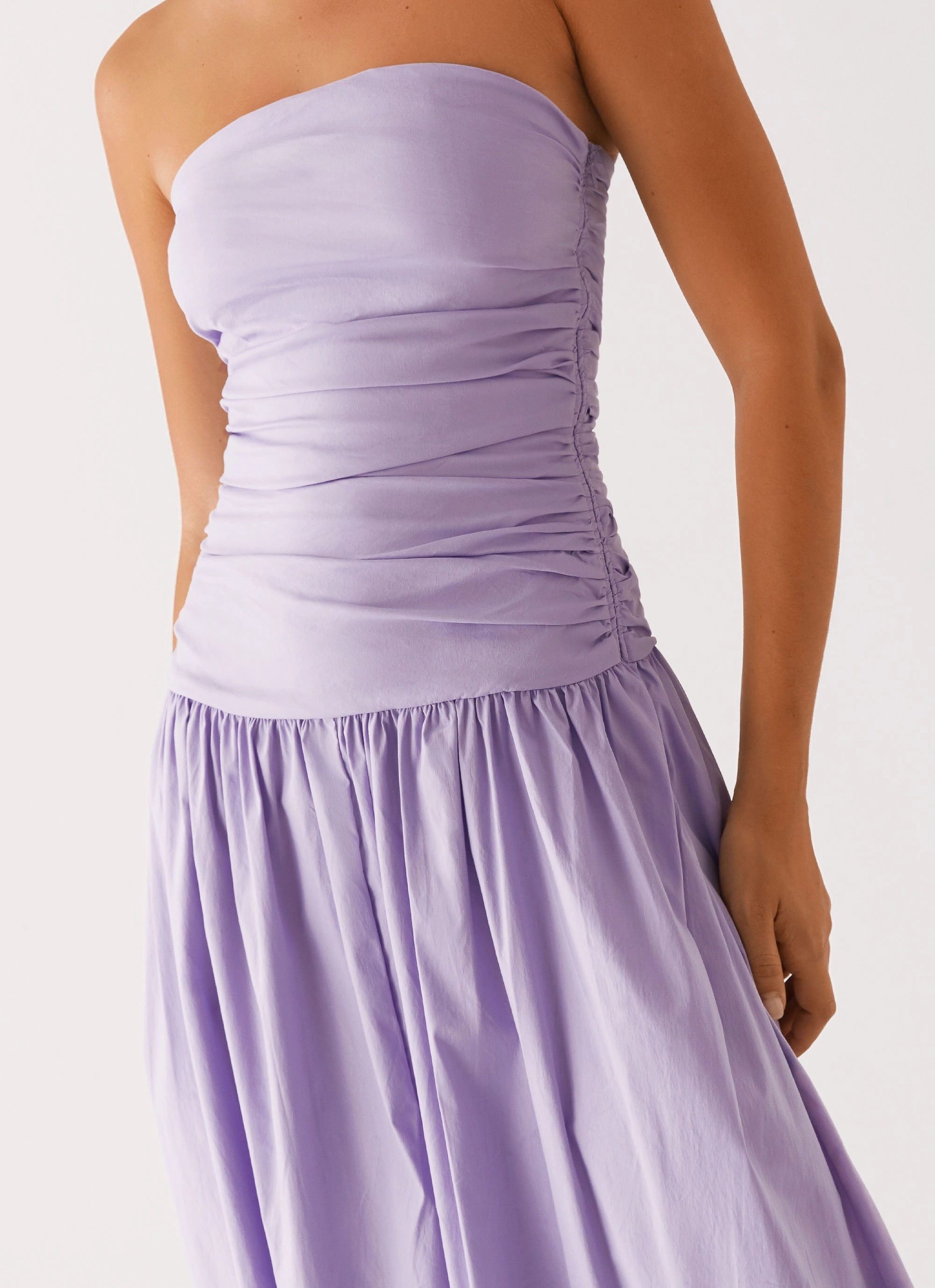 Carmel Maxi Dress - Lavender Beauty Zone Delicate Mood