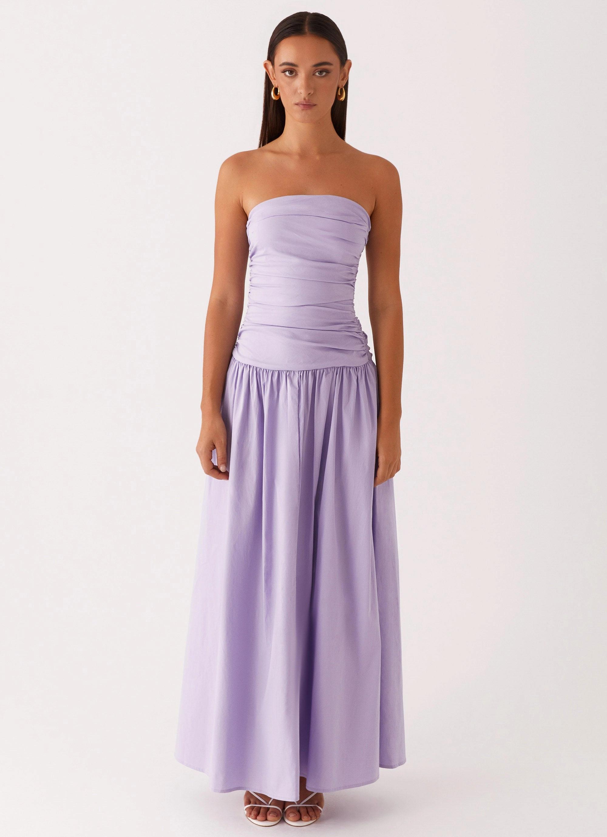 Carmel Maxi Dress - Lavender Perfect Cut Cozy Cut