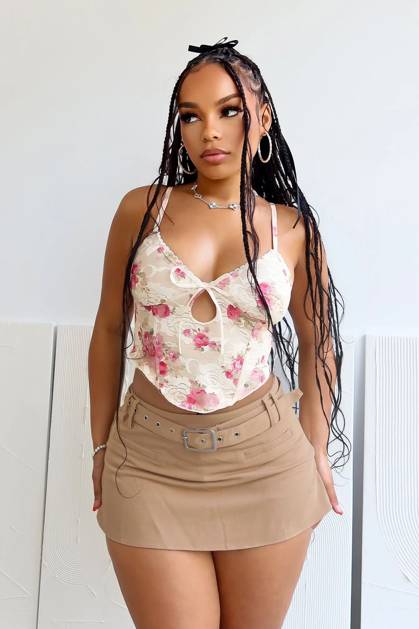 No Ride Up Carmen Double Layered Skort