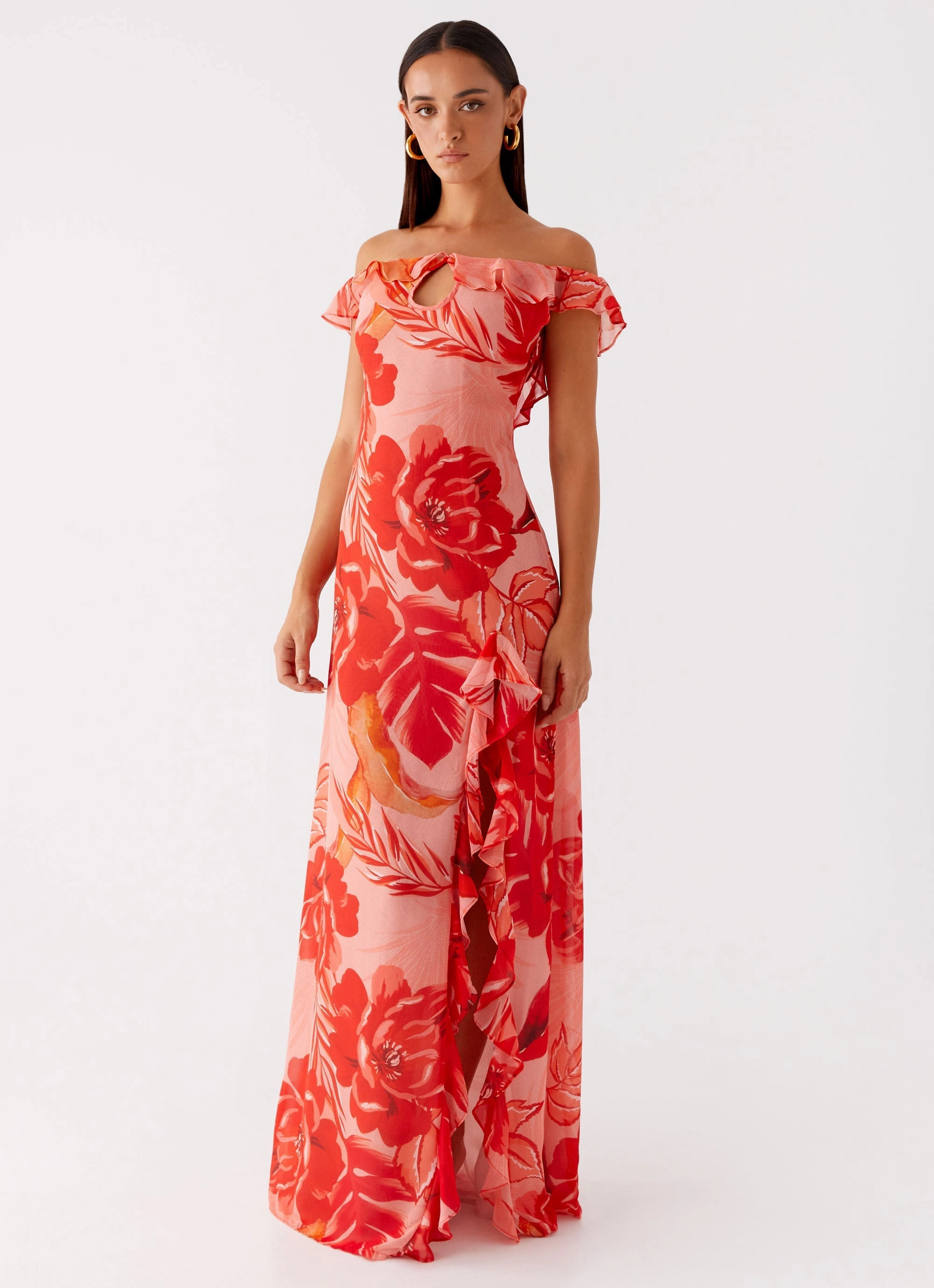 All Daywear Love Energy Cassiday Maxi Dress - Sicily Sunsets Print
