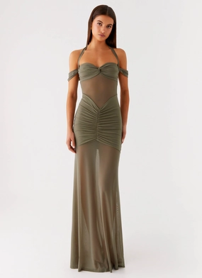 Relaxed Style Ivy Lane Maxi Dress - Olive