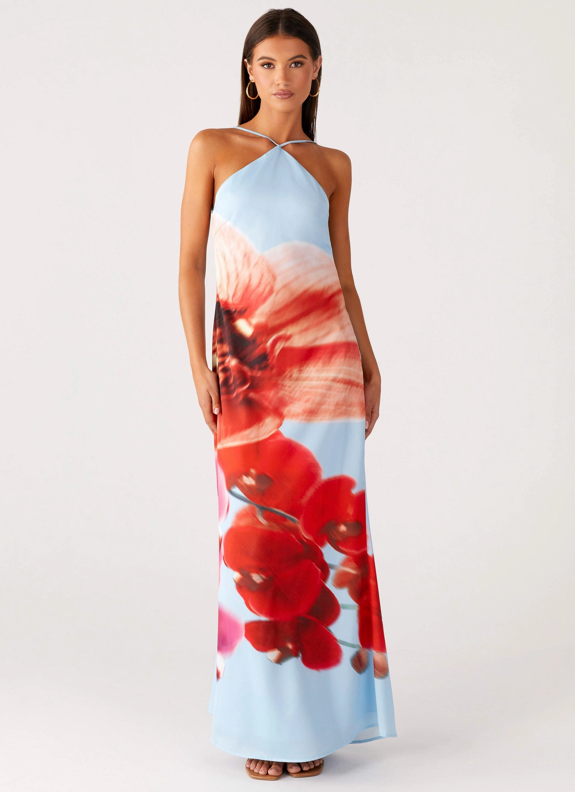 Light Flow Chloe Maxi Dress - Turquoise Bloom