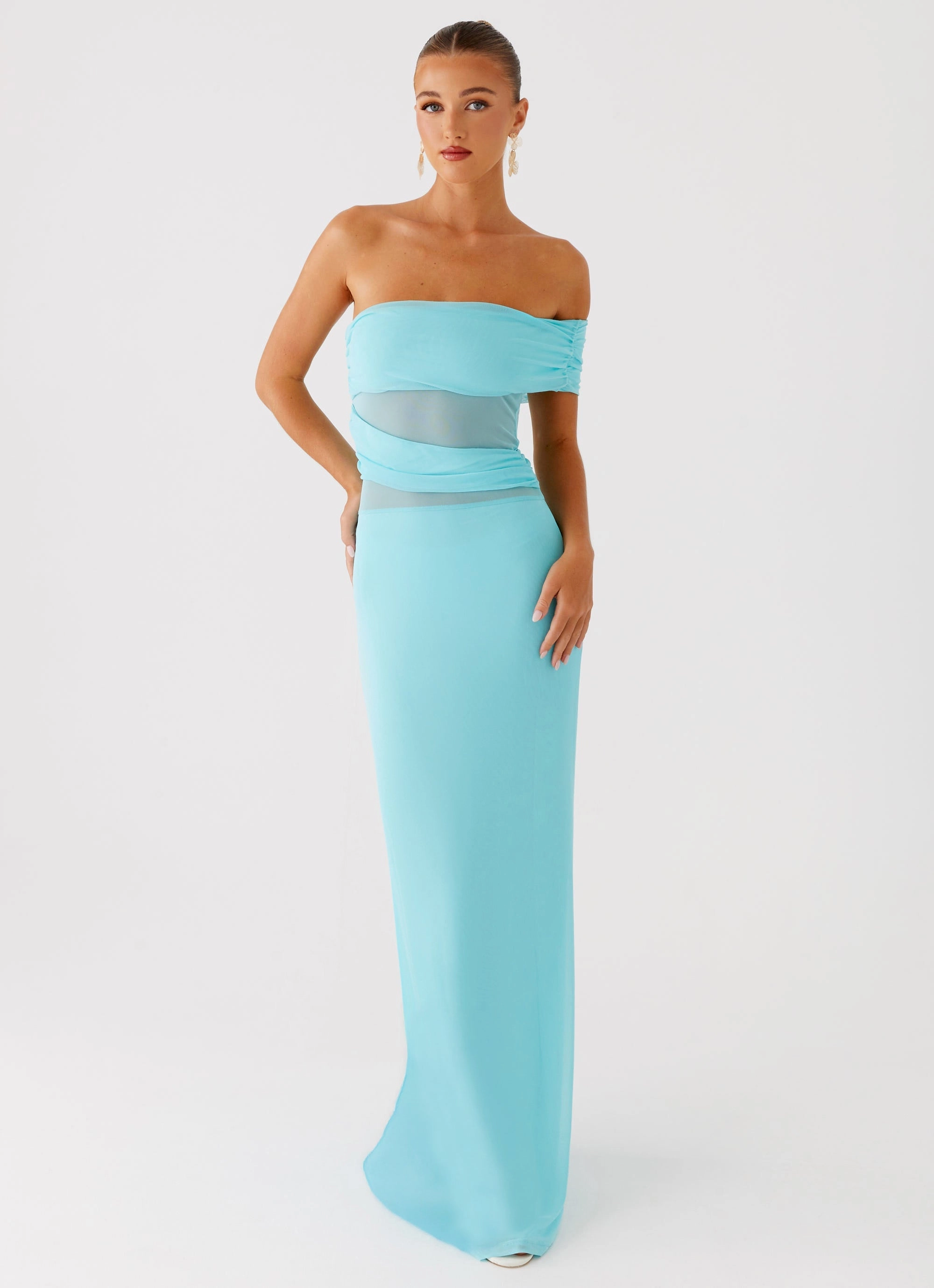 Beachwear Lumi Maxi Dress - Turquoise