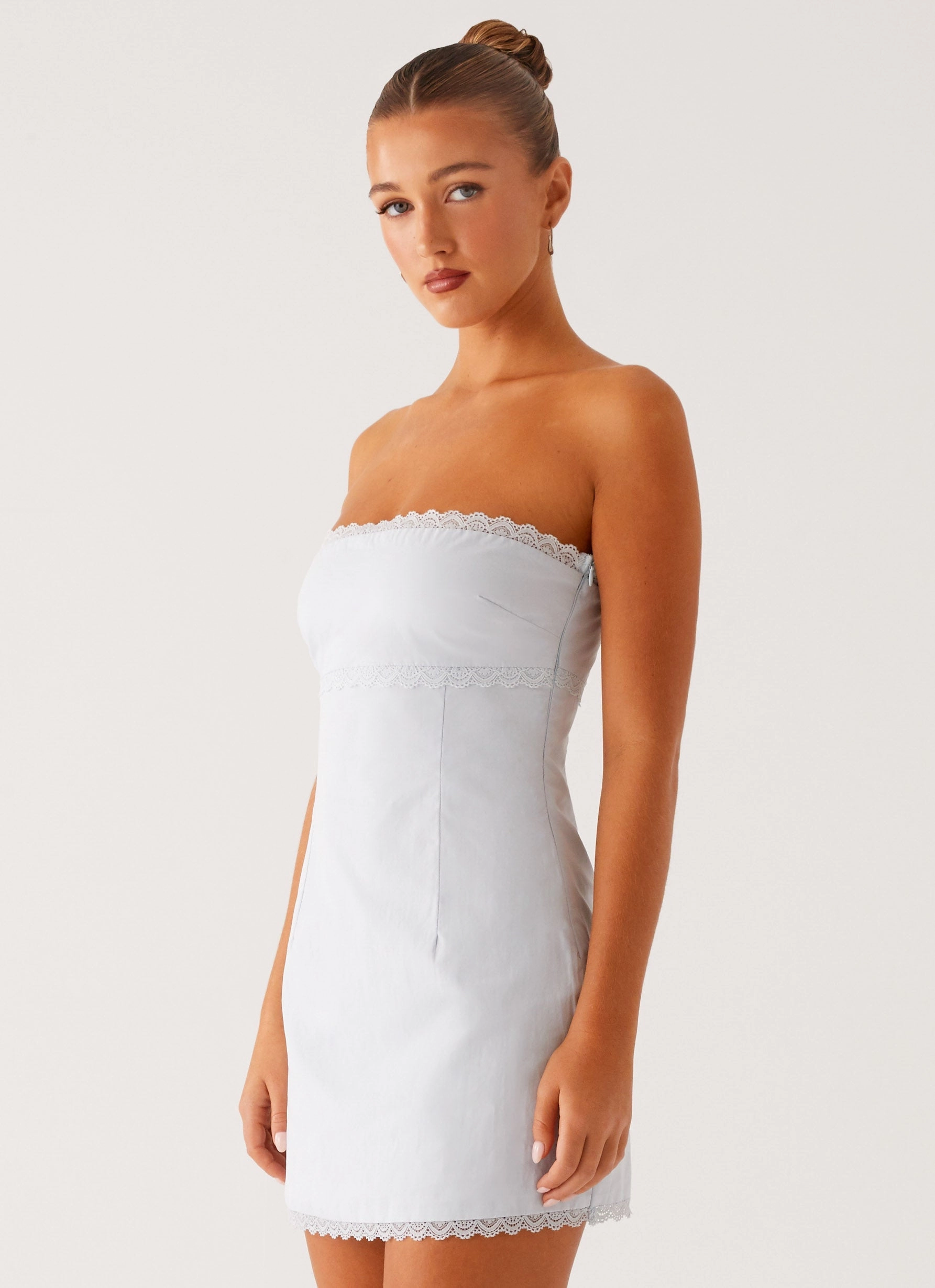 Wedding-Guest Cala Mini Dress - Blue