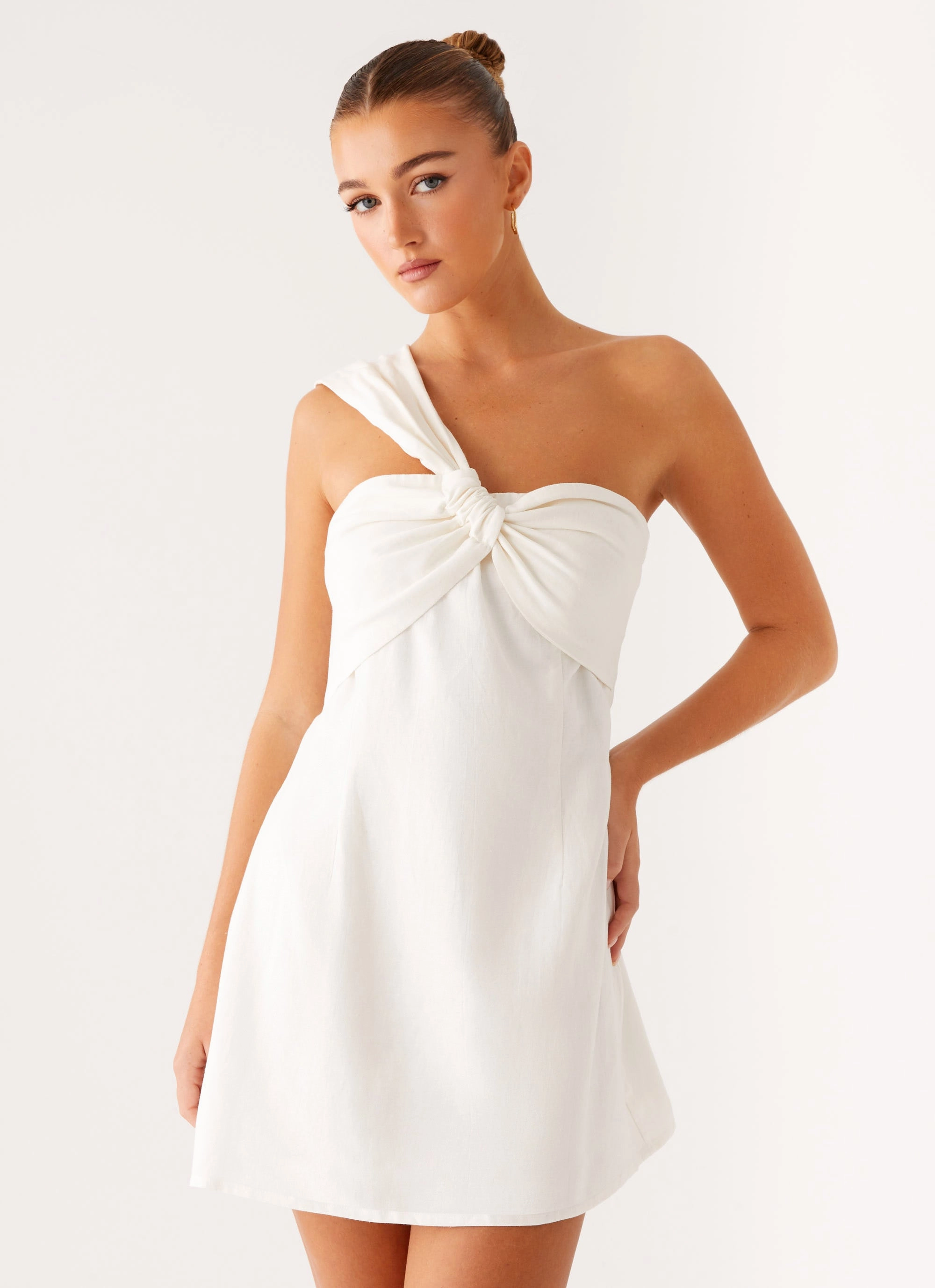 Youthful Style Love Glow Kameron Mini Dress - White