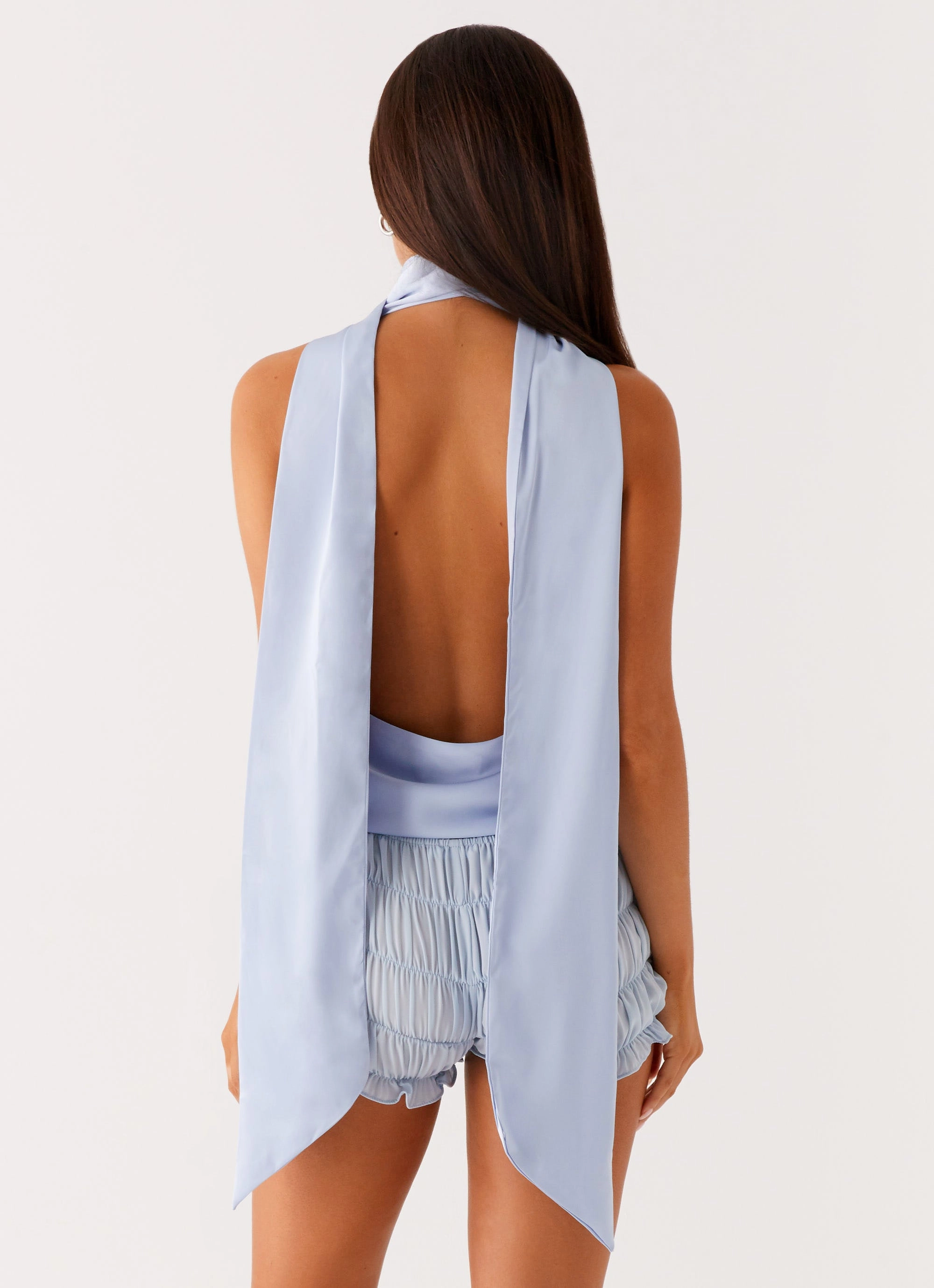 FoldableFeature Catching Feelings Top - Blue