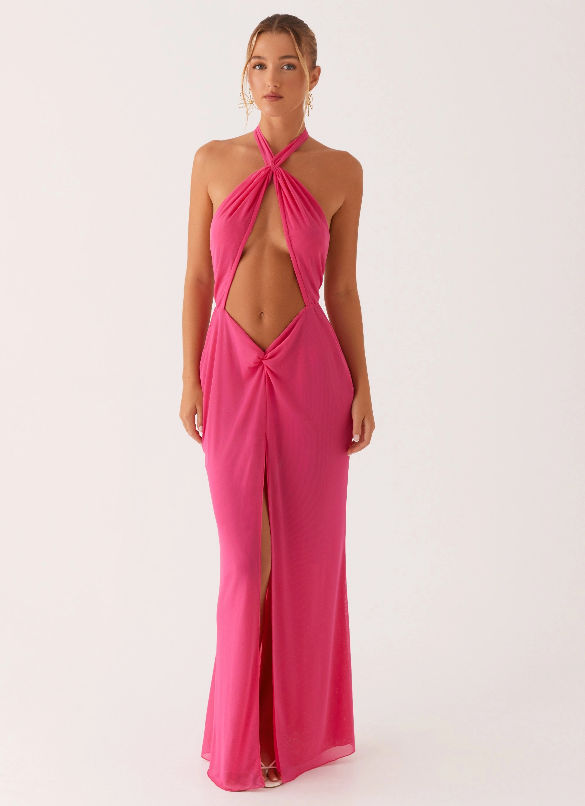 Body Flow Centre Stage Maxi Dress - Pink
