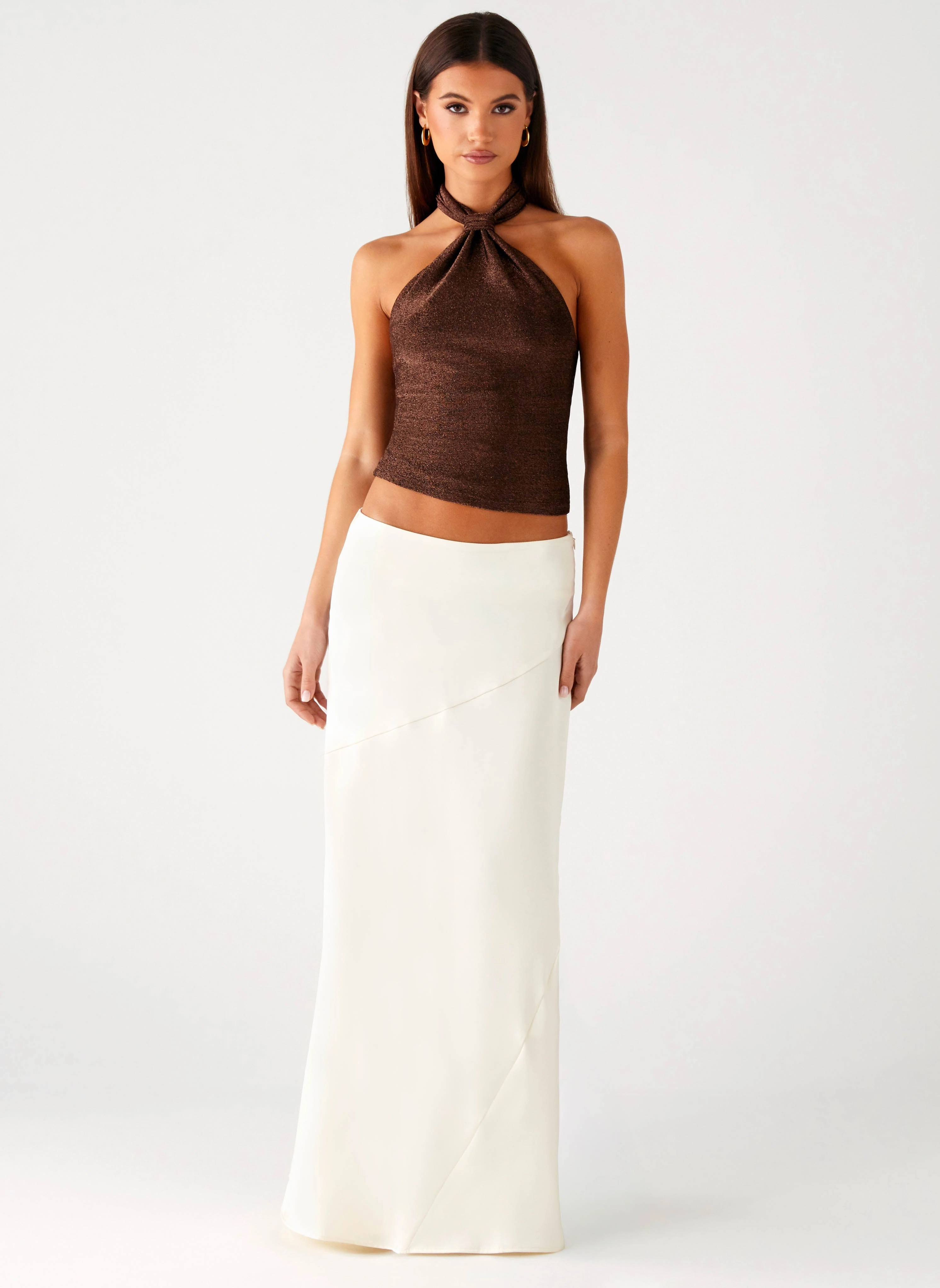 Chandra Maxi Skirt - Ivory Fashion Week Ready