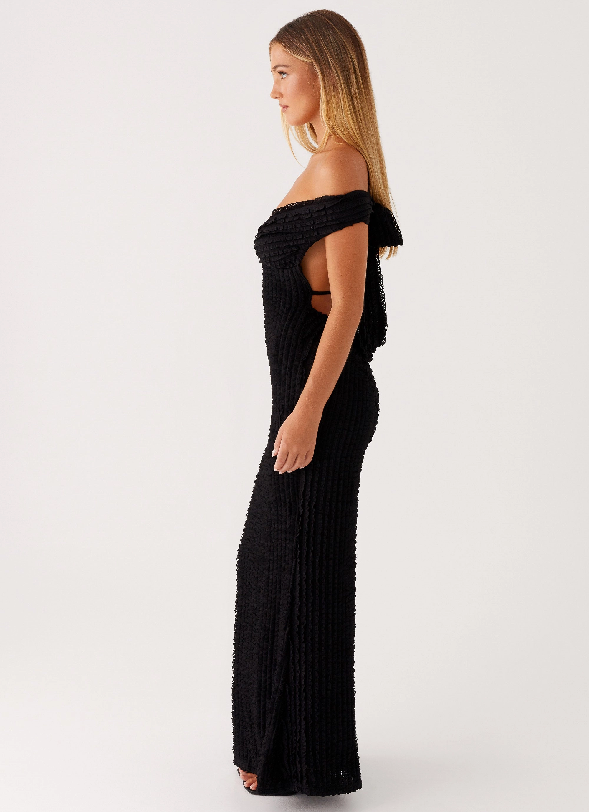 Chantelle Maxi Dress - Black Casual Silhouette