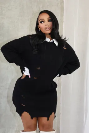 Vivianna Collared Sweater Top Mini Dress EcoFriendlyDye Stylish Fit