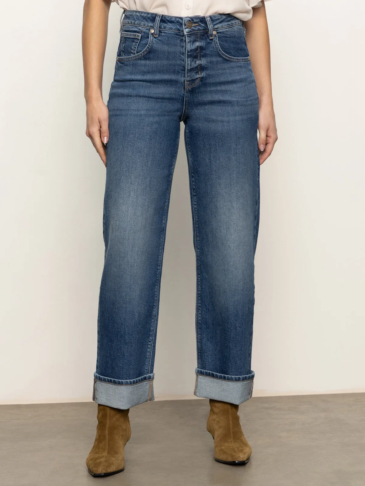 Versatile Style Soleil 90's Straight Jean Indigo Medium
