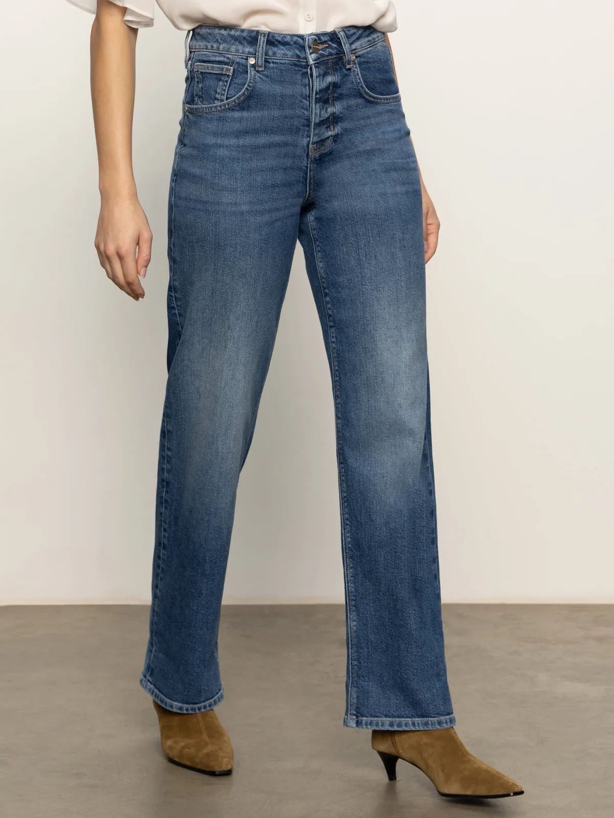 QuickDryTech Soleil 90's Straight Jean Indigo Medium