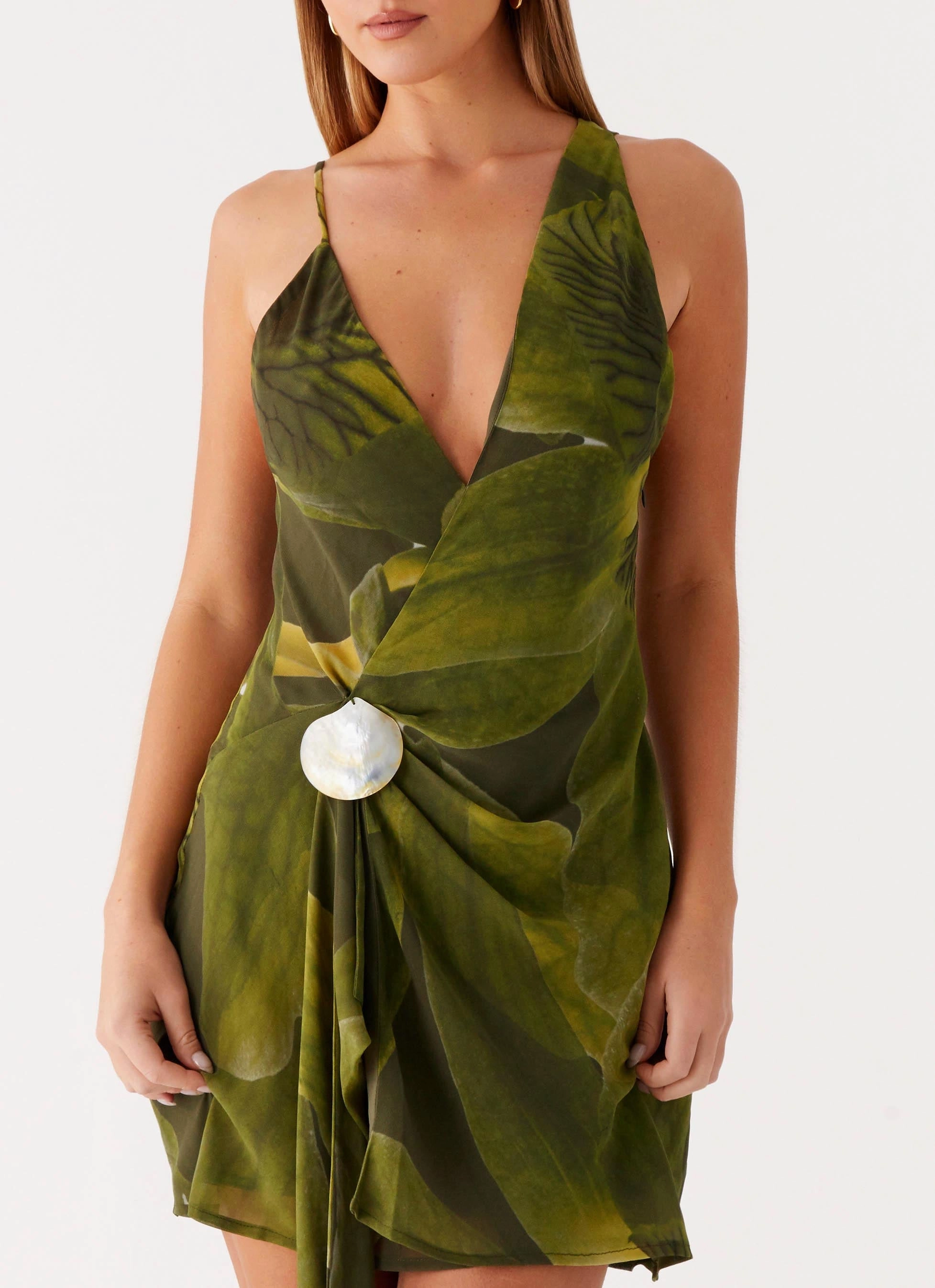Kerry Mini Dress - Tropic Floral Collaboration Piece