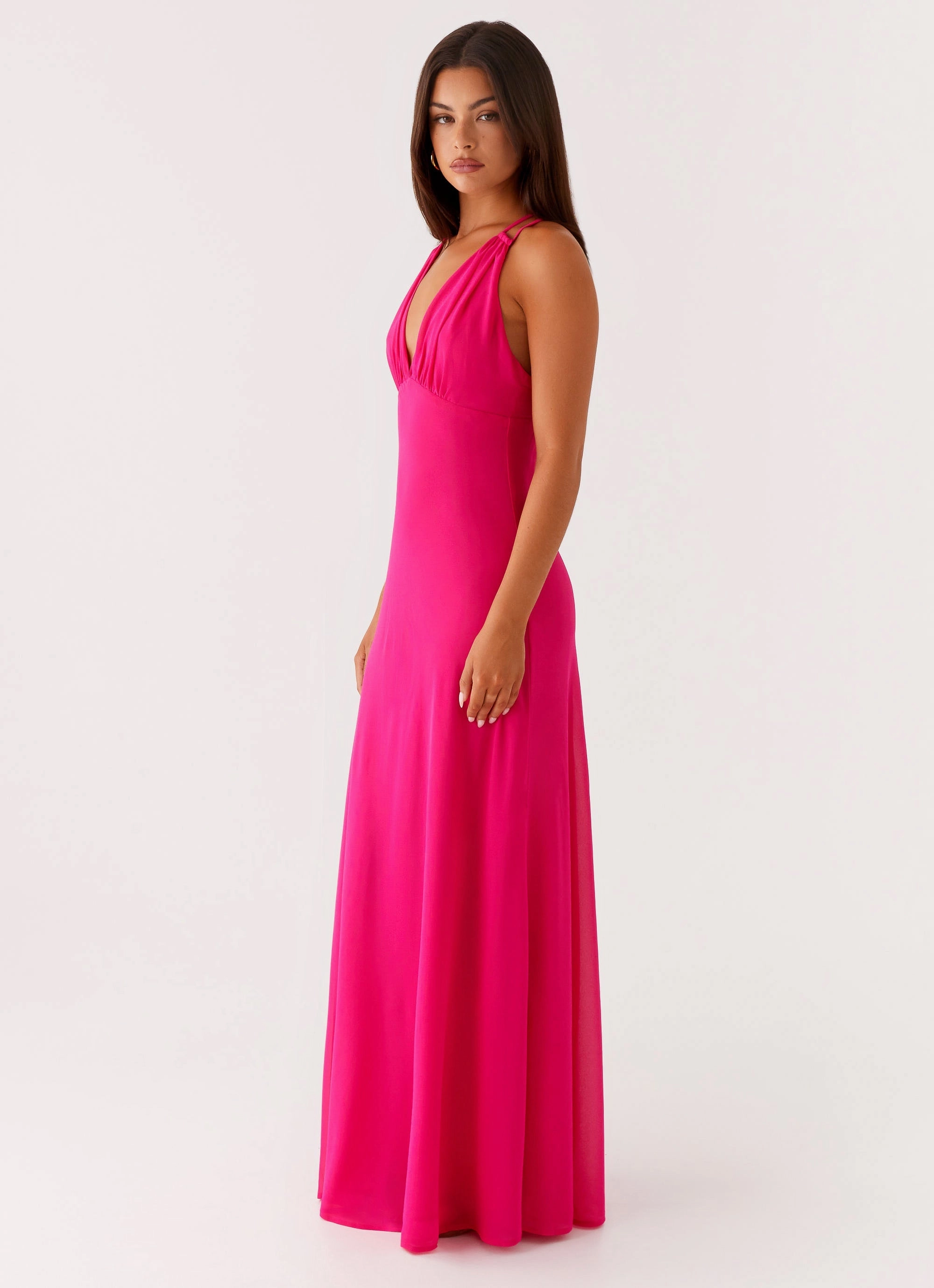 Kacia Maxi Dress - Fuchsia Easy Style