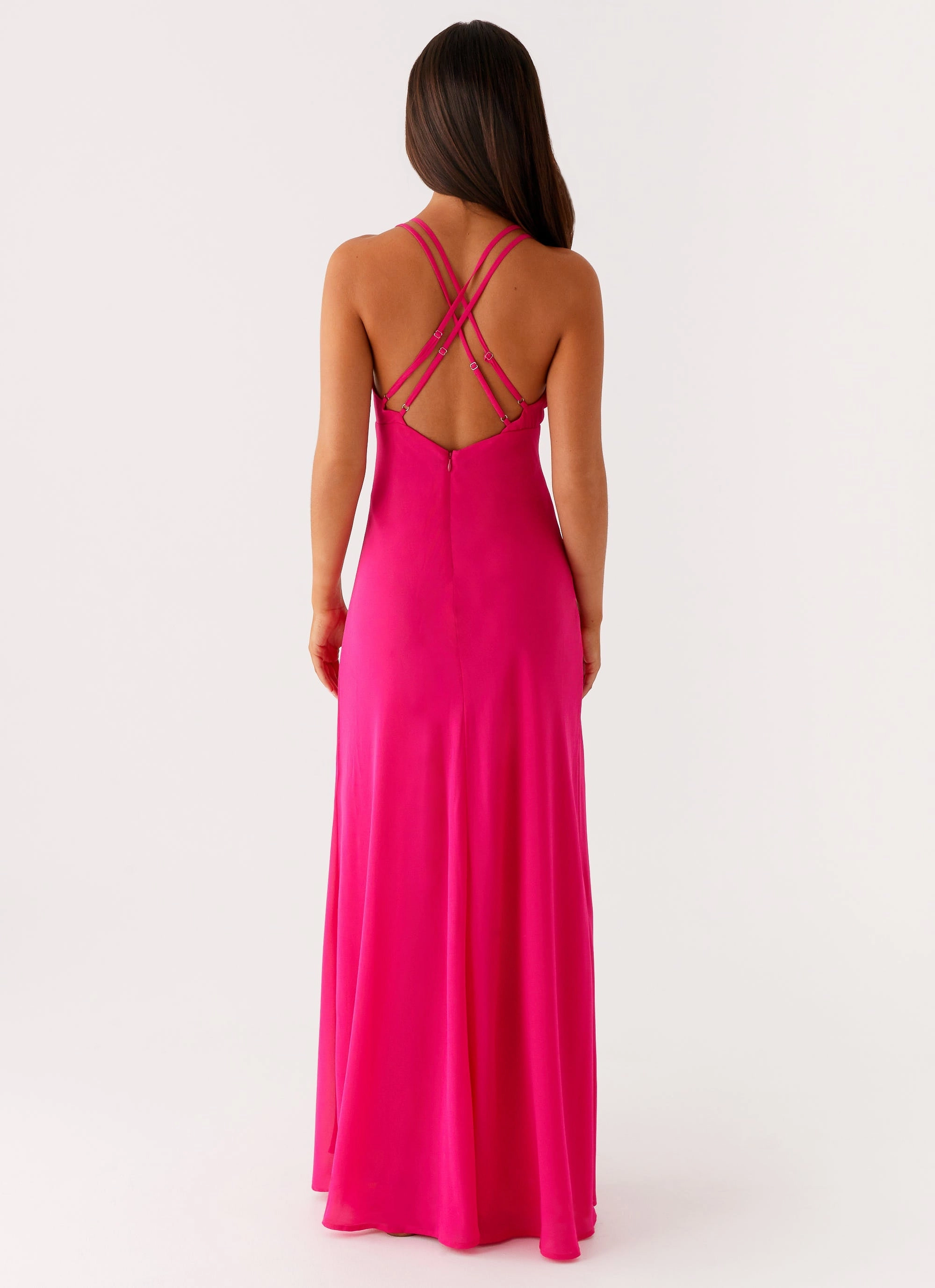 Comfy Comfort Cool Look Kacia Maxi Dress - Fuchsia