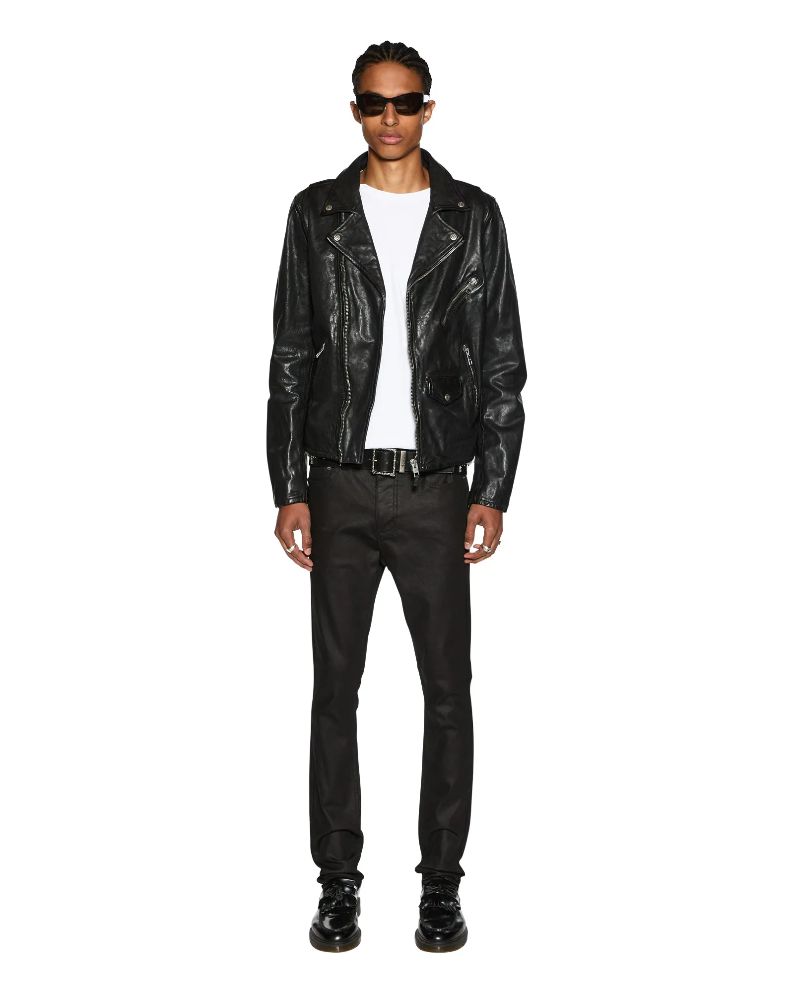 Garment Dyed Texture Timeless Design CHITCH BLACK WAX