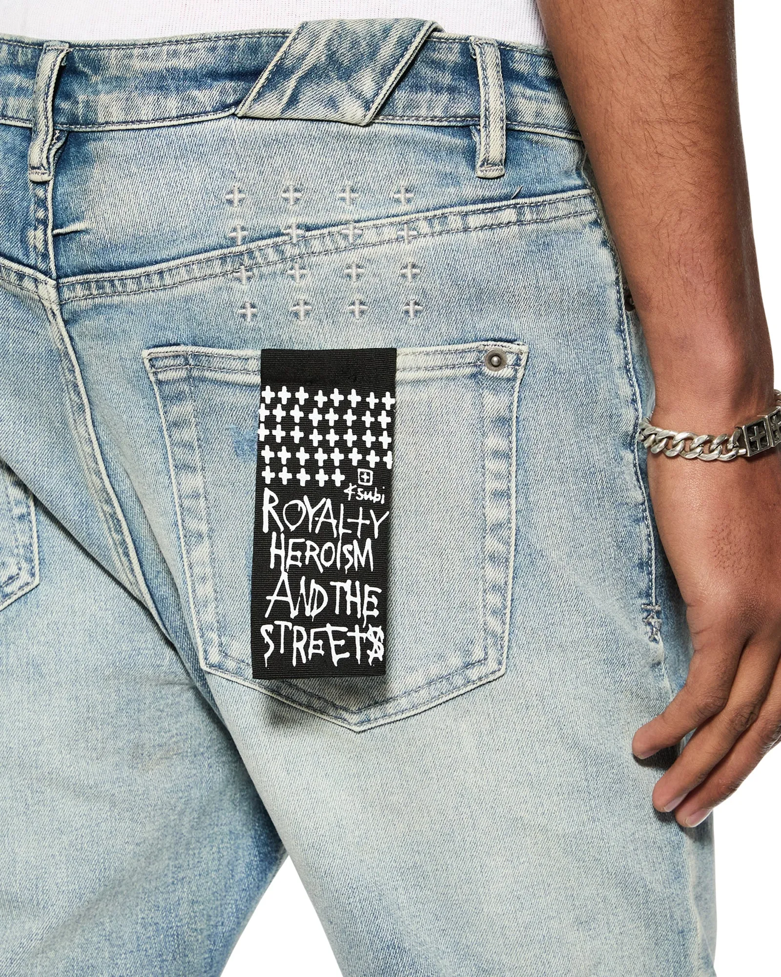 CHITCH PUNK BLUE THRASHED Earthy Soft Versatile Look