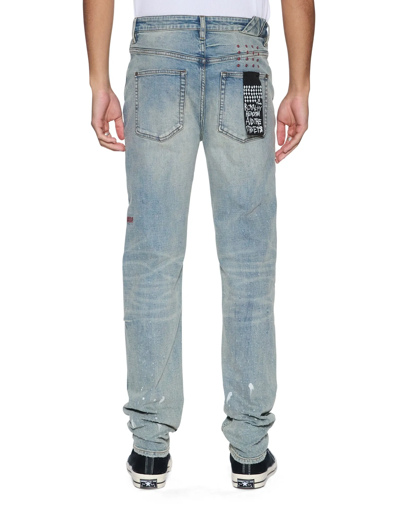 CHITCH SCATTER BLUE Wide Leg Silhouette