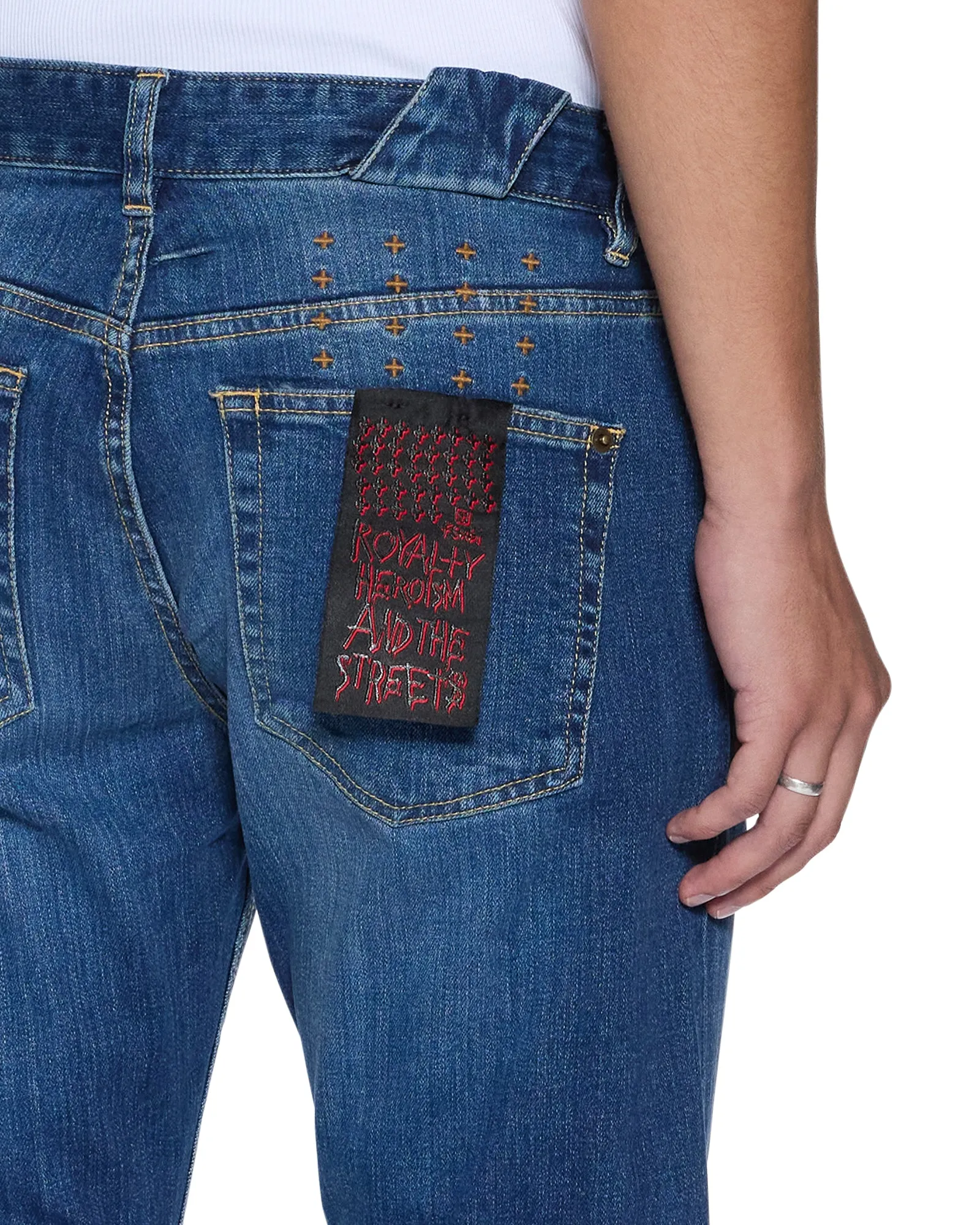 Chill Fit Minimalist Pocket Design CHITCH SELVEDGE LA BLUE