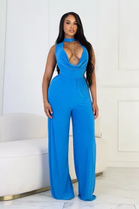 Circle Accent Wide Leg Jumpsuit Street Utility