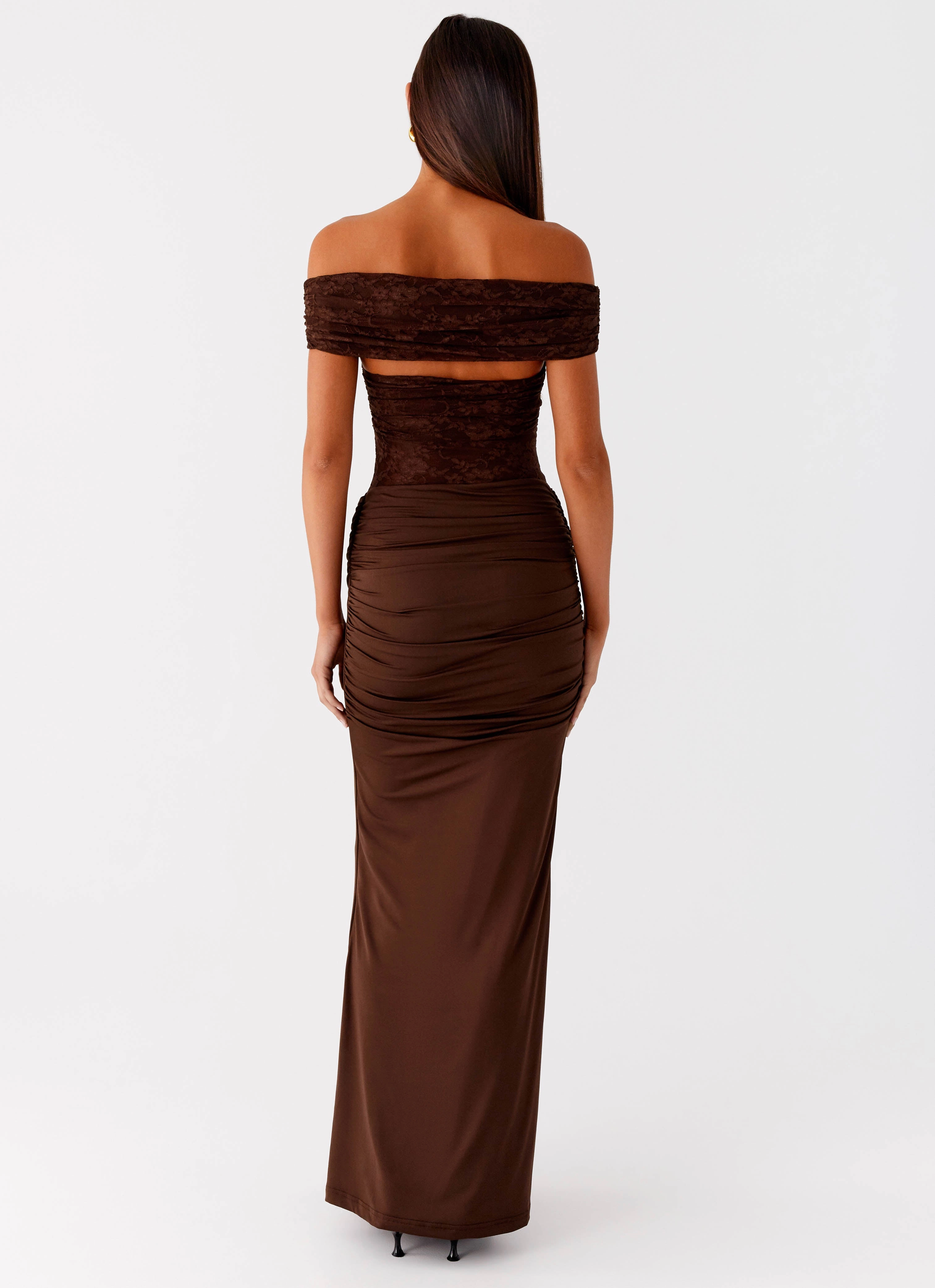 Multipurpose Either Way Maxi Dress - Chocolate