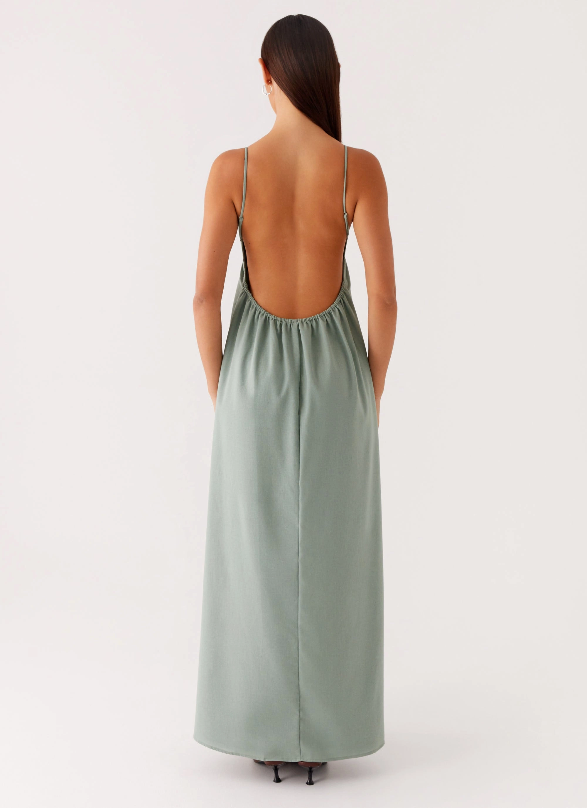 Greer Maxi Dress - Sage Airy Touch Stylish Appearance