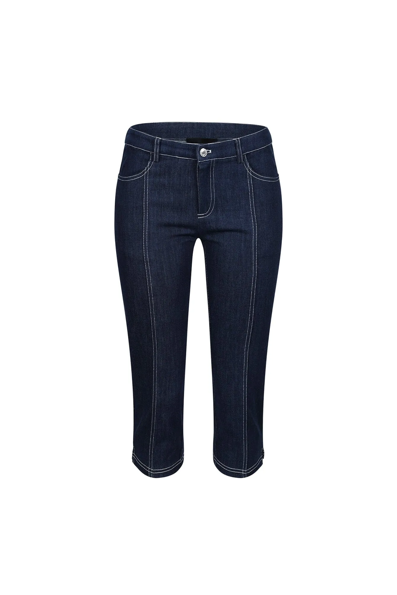 Comfort Flex Meems Dusk Denim Capri Pants