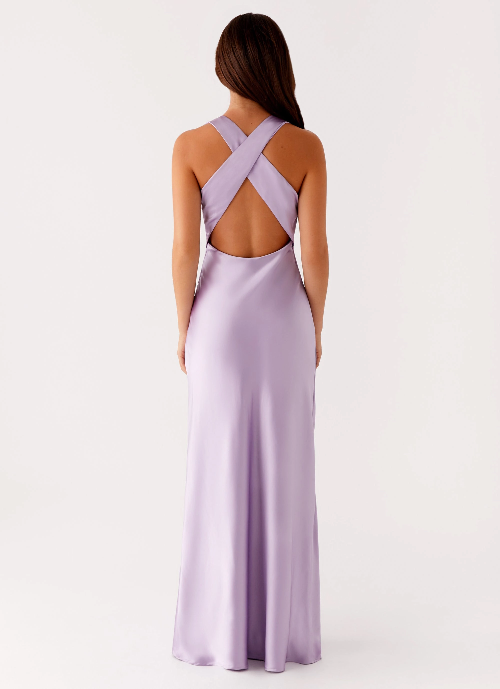 Brody Maxi Dress - Lilac Piped-Edge Travel Vibe