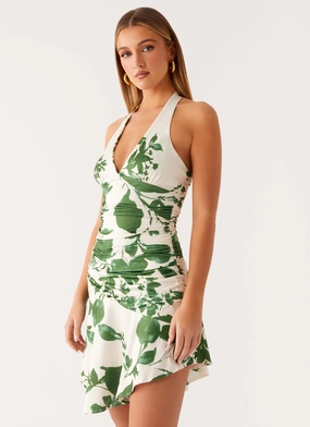 Fair-Trade Outdoor Vibe Colt Mini Dress - Verdant Bloom