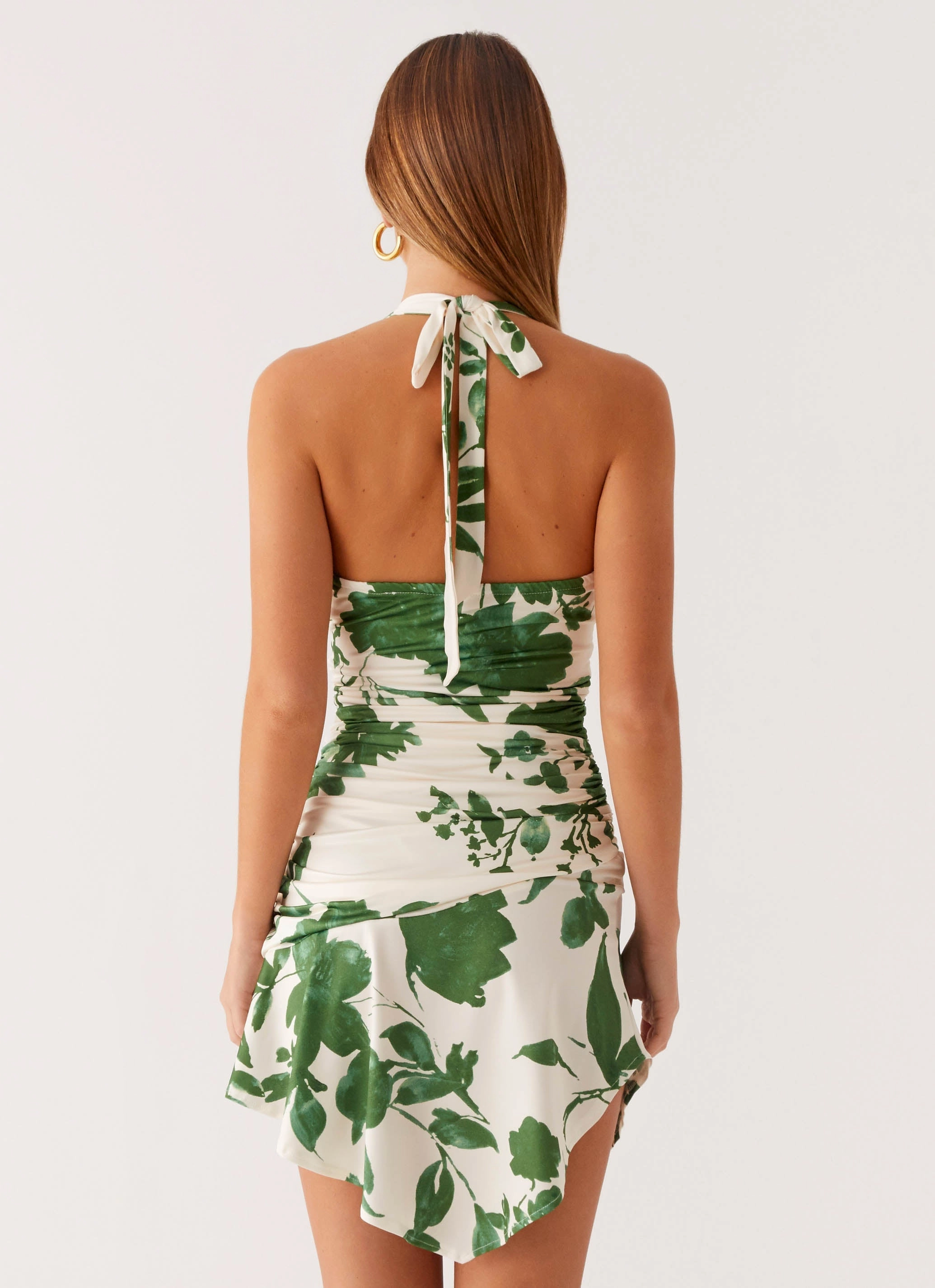 Fashionable Layers Colt Mini Dress - Verdant Bloom