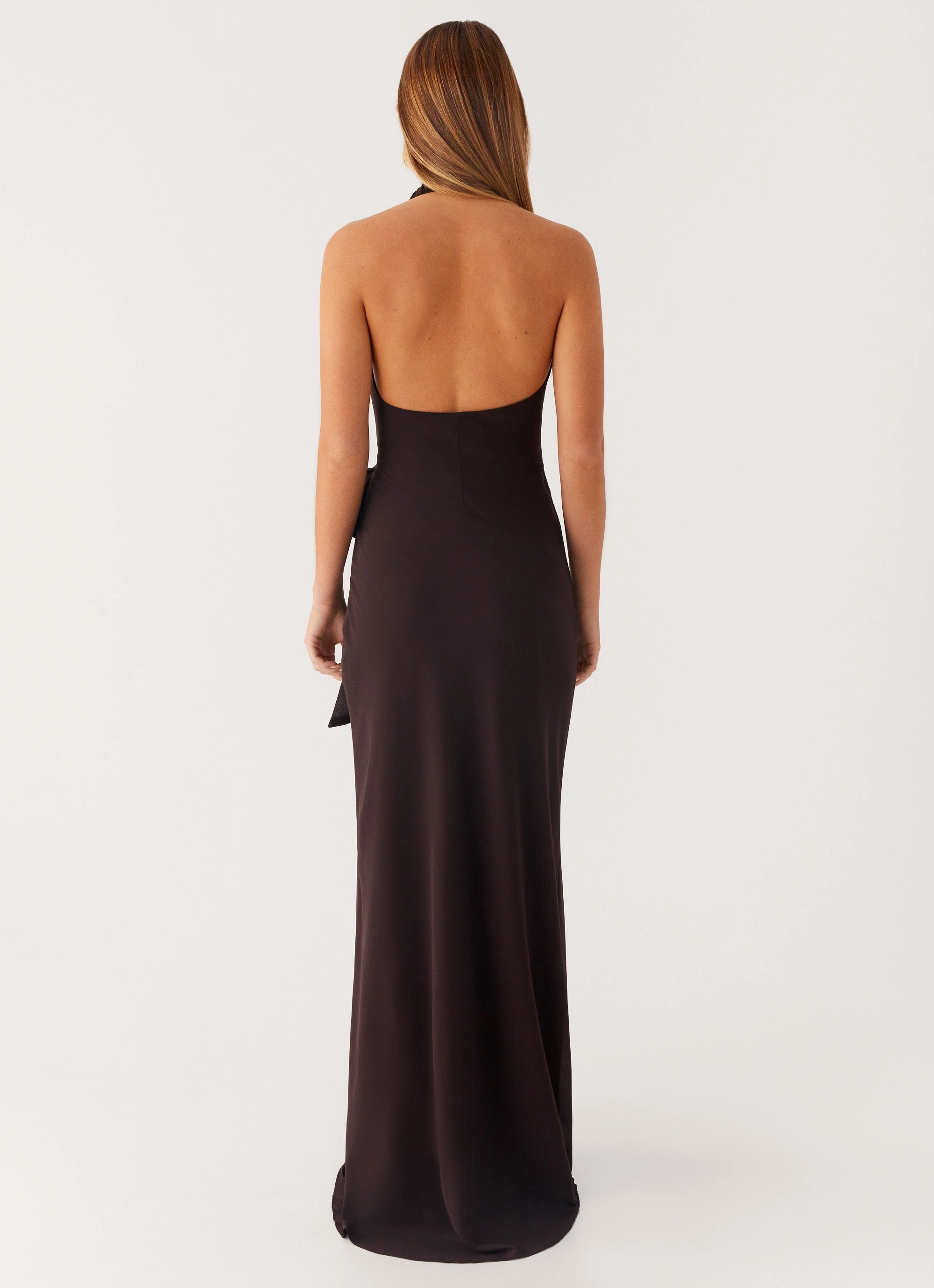 So Chic Maxi Dress - Cool Chocolate Comfy and Cozy