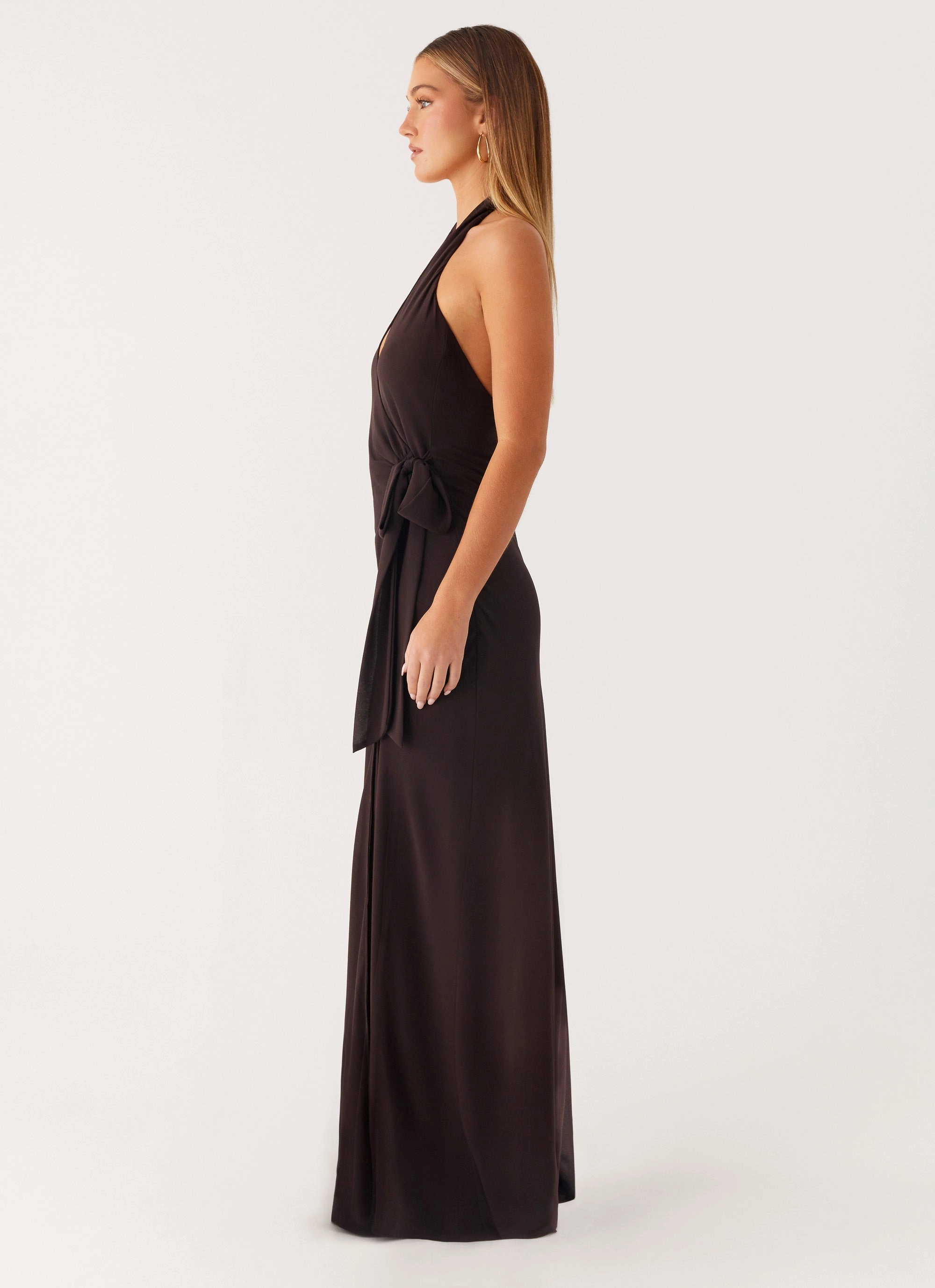 So Chic Maxi Dress - Cool Chocolate Gentle Texture