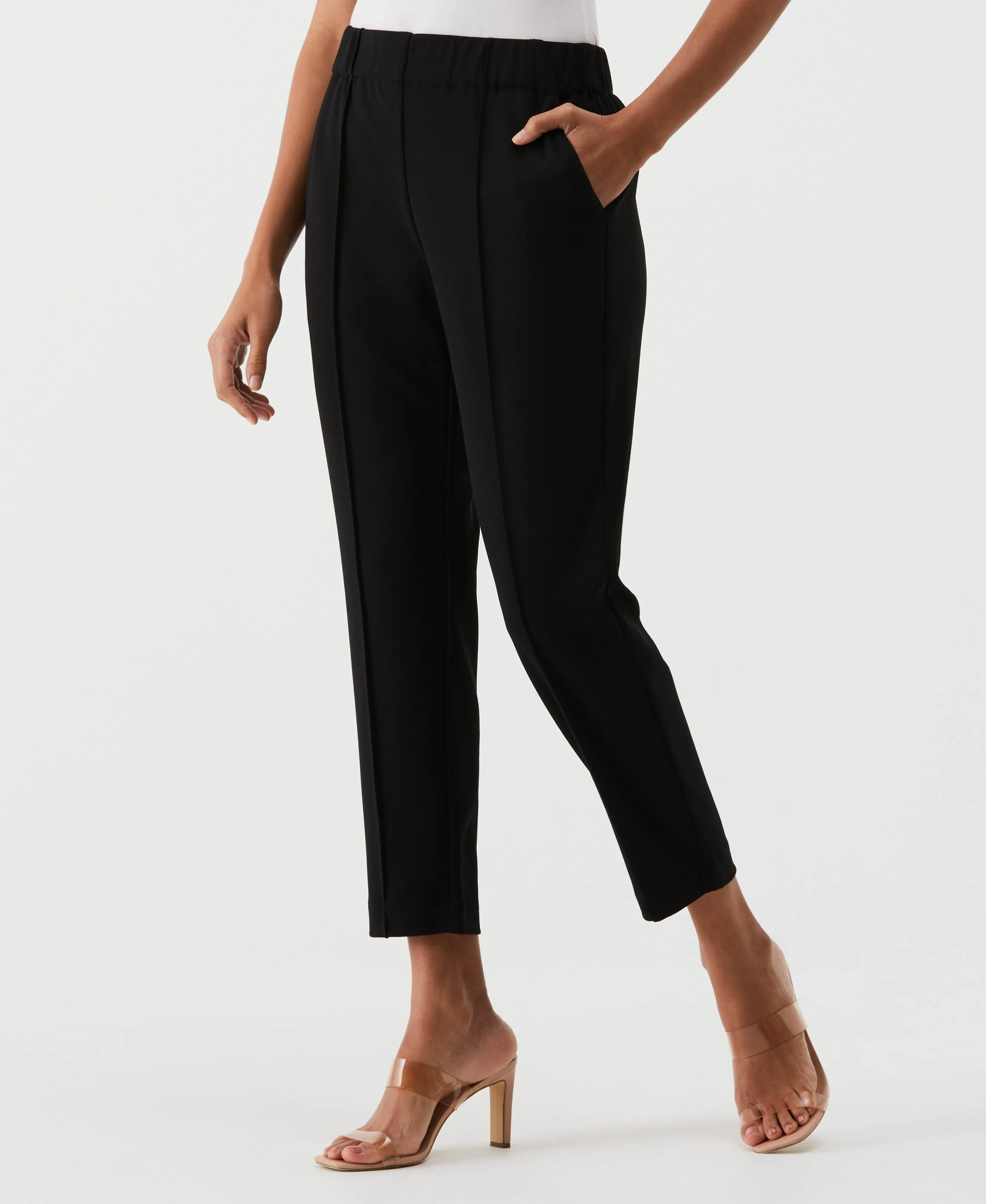 Work Friendly Petite Easy Pull On Pant