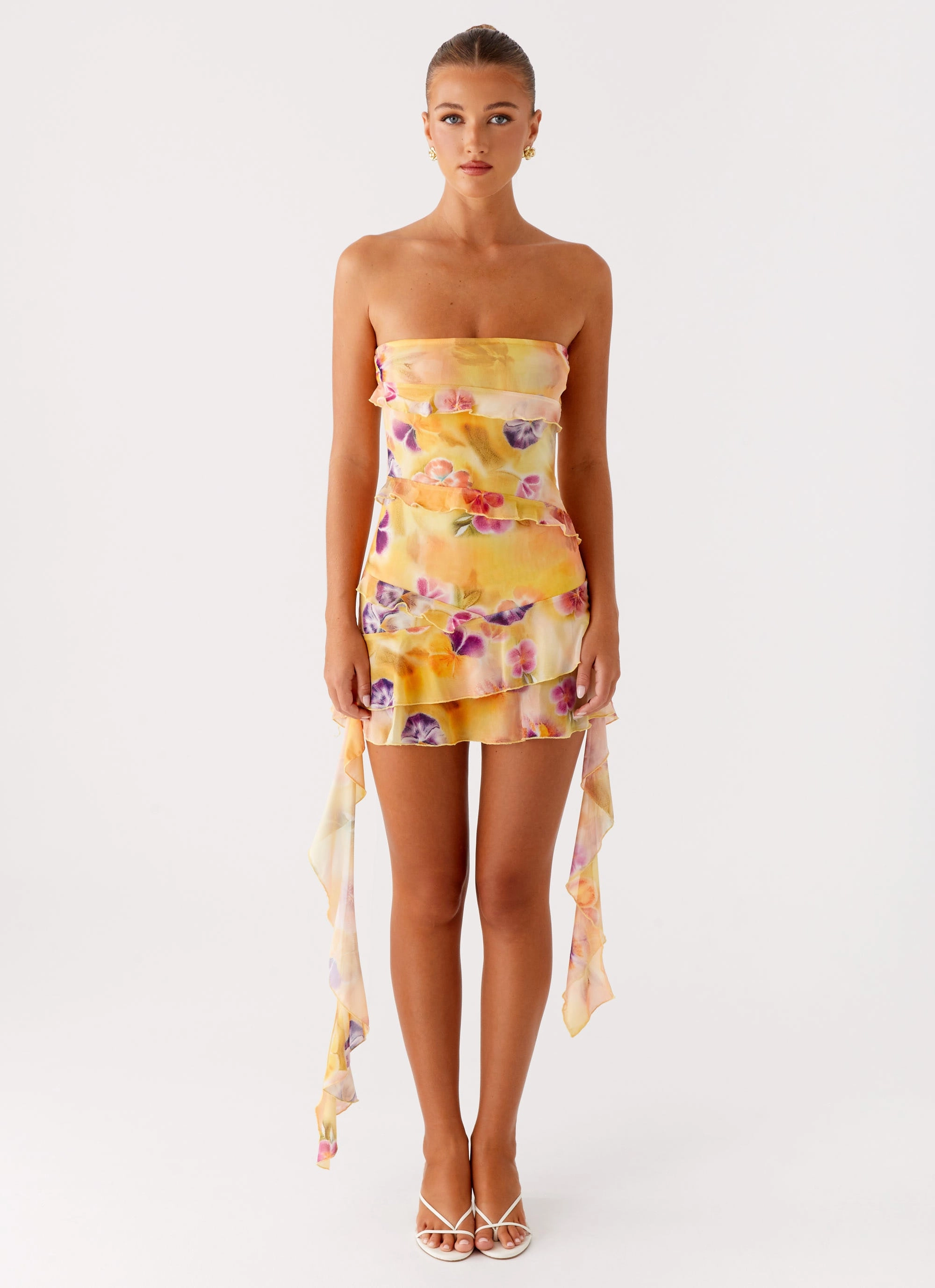 Macey Mini Dress - Sunburst Floral Weekend Feel