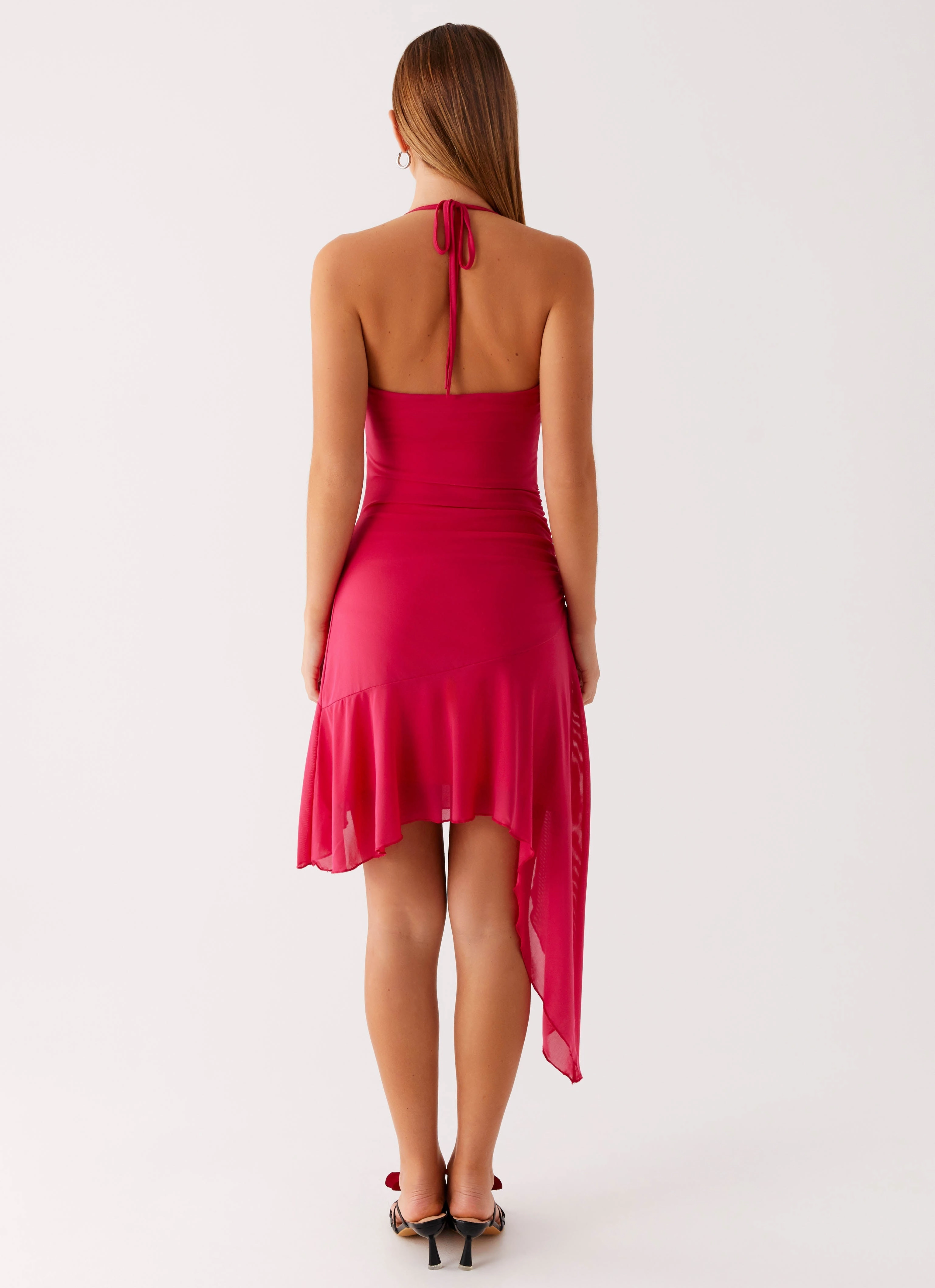 Mai Tai Mini Dress - Hot Pink Soft Layers Essential Style