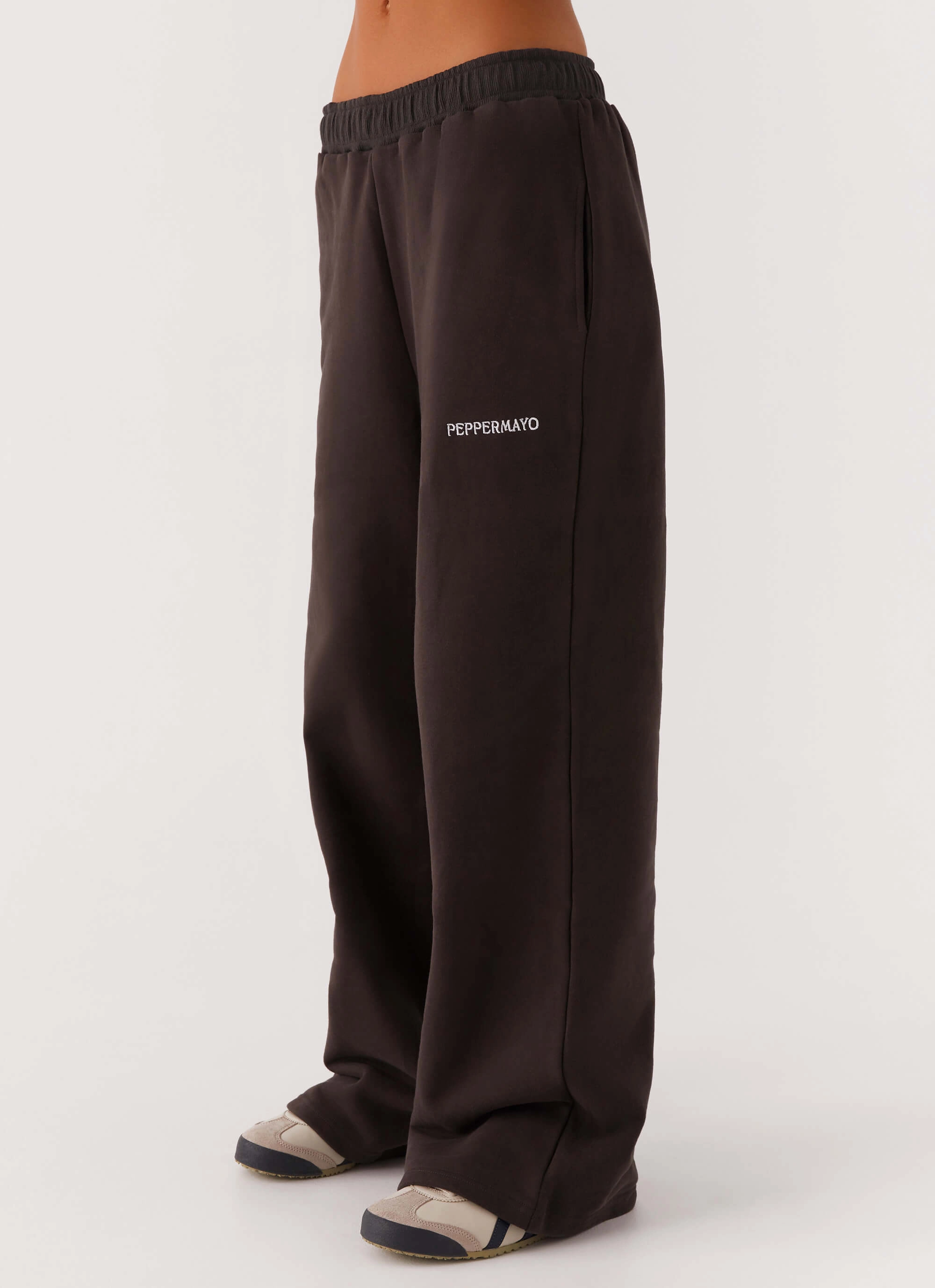 Signature Sweatpants - Charcoal Striped Pattern Anti Bacterial Treatment