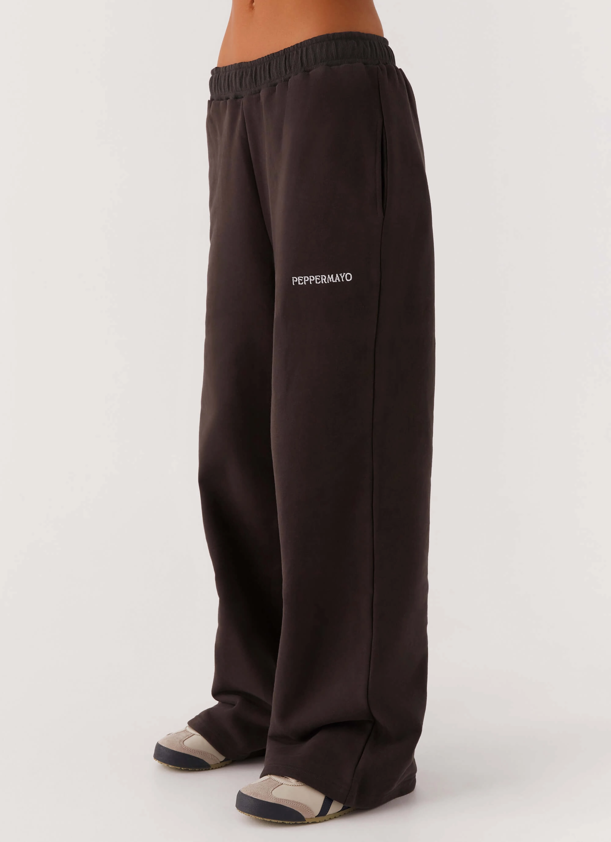 PermeableCloth MachineWashableFabric Signature Sweatpants - Charcoal