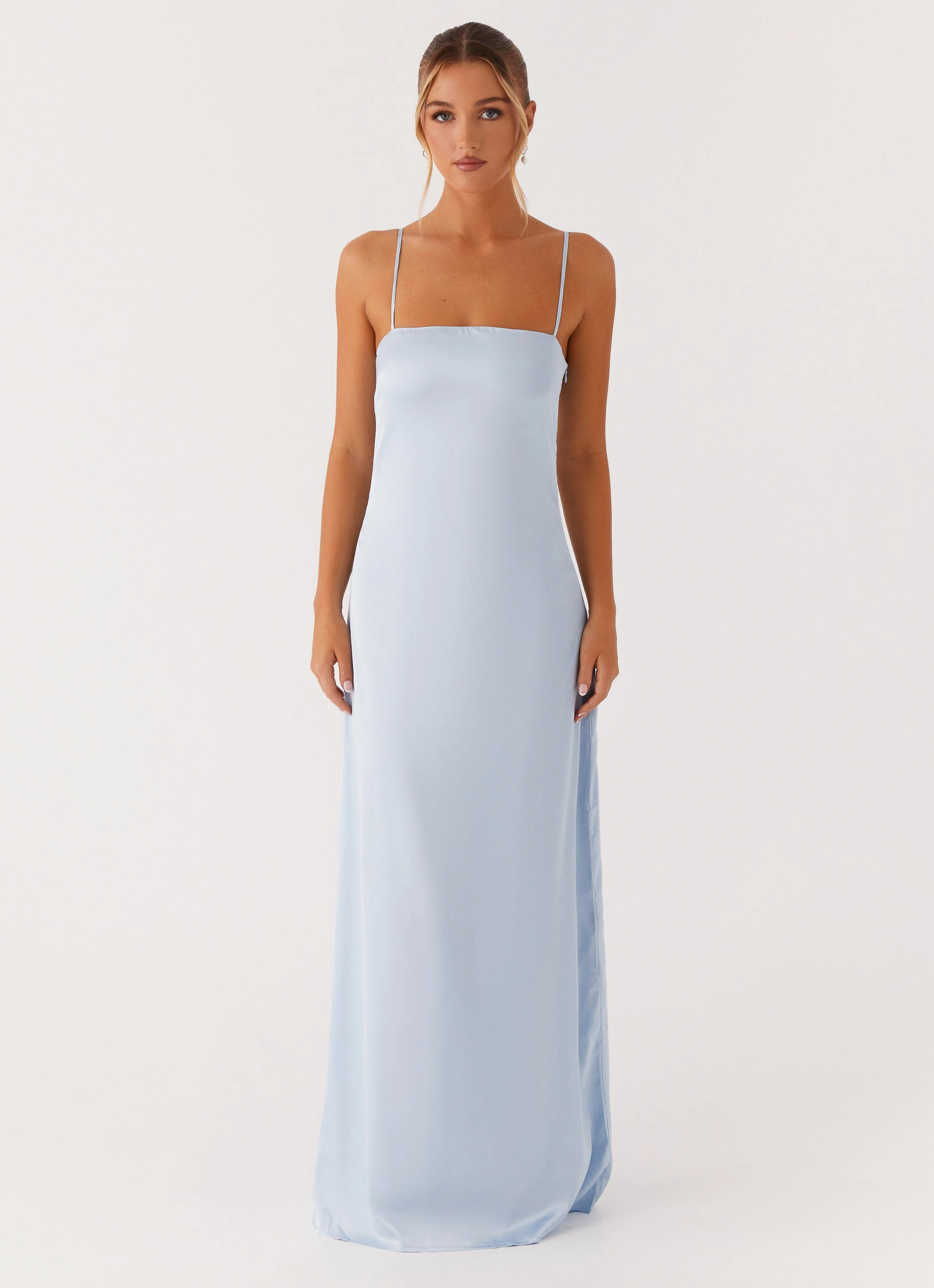 Timeless Beauty Aster Bloom Maxi Dress - Blue