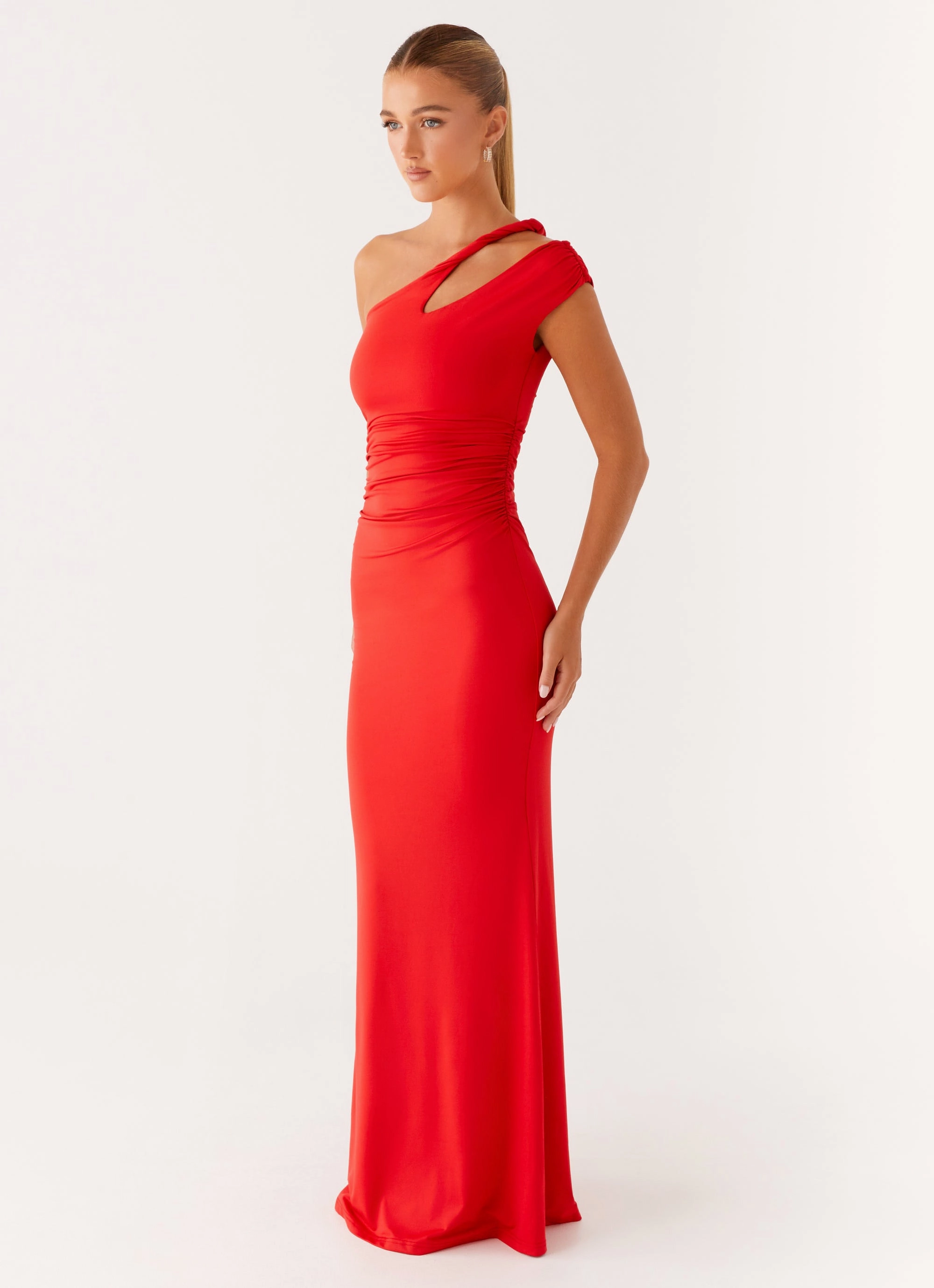 Movement Friendly Elegant Simplicity Lopez Maxi Dress - Tangerine