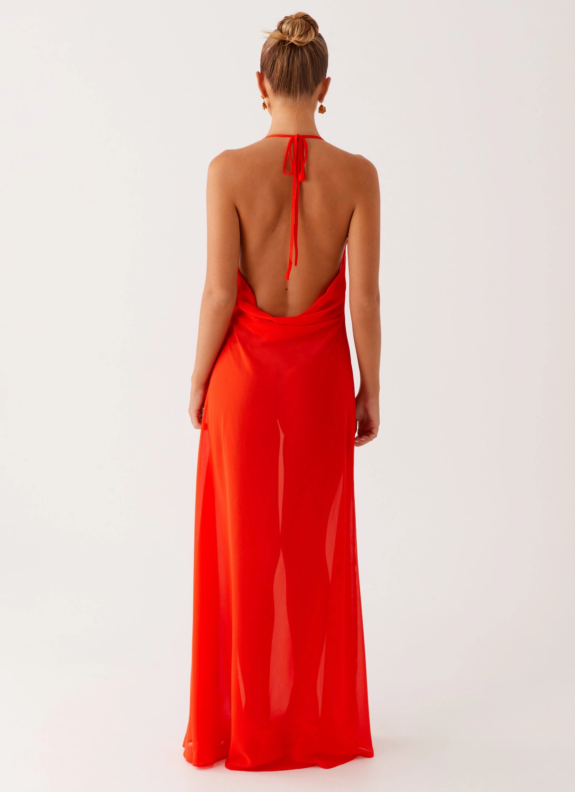 Fantasy Maxi Dress - Orange Smooth Layers