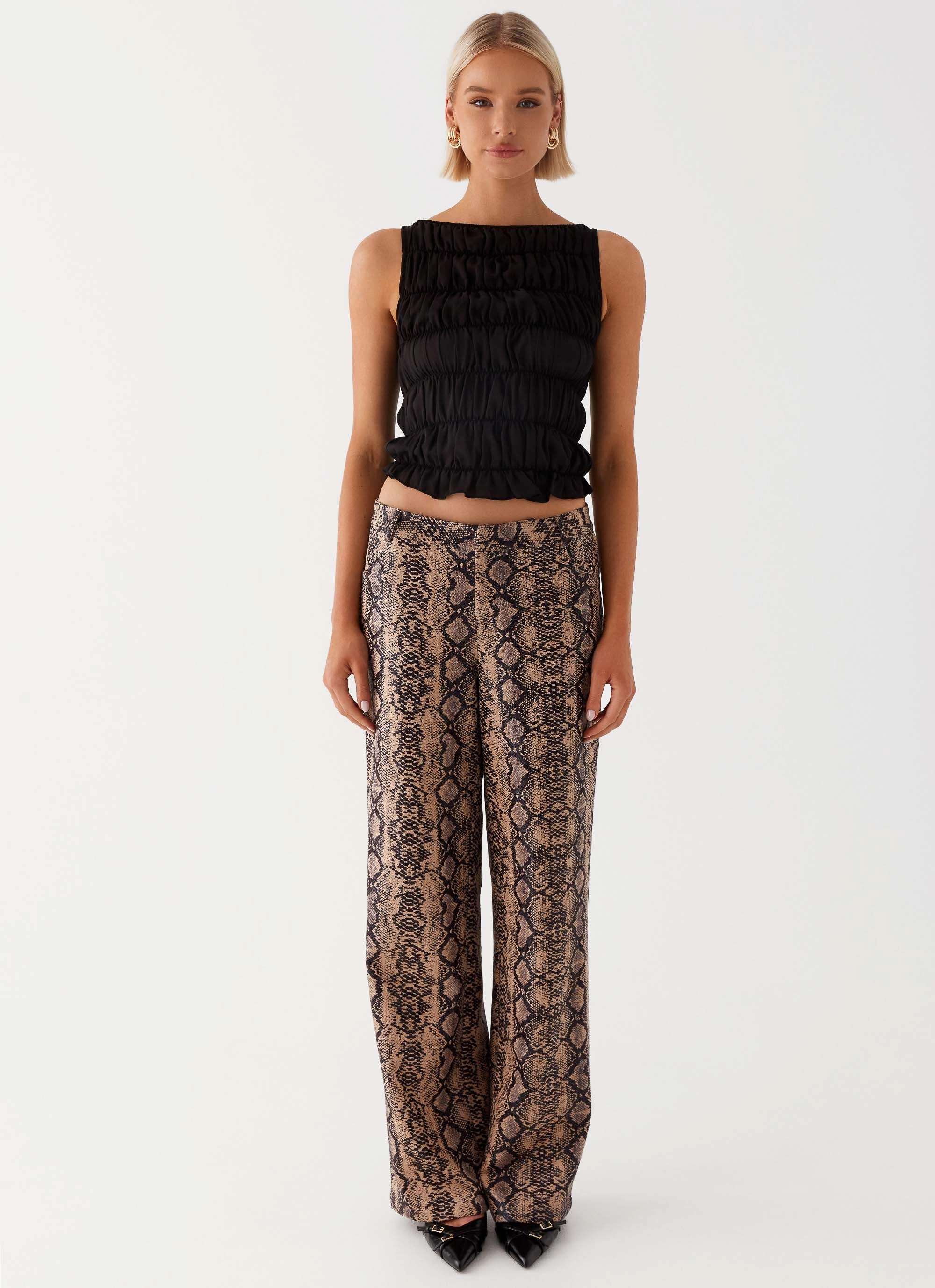 Performance Wear Presley Slim Fit Pants - Snake