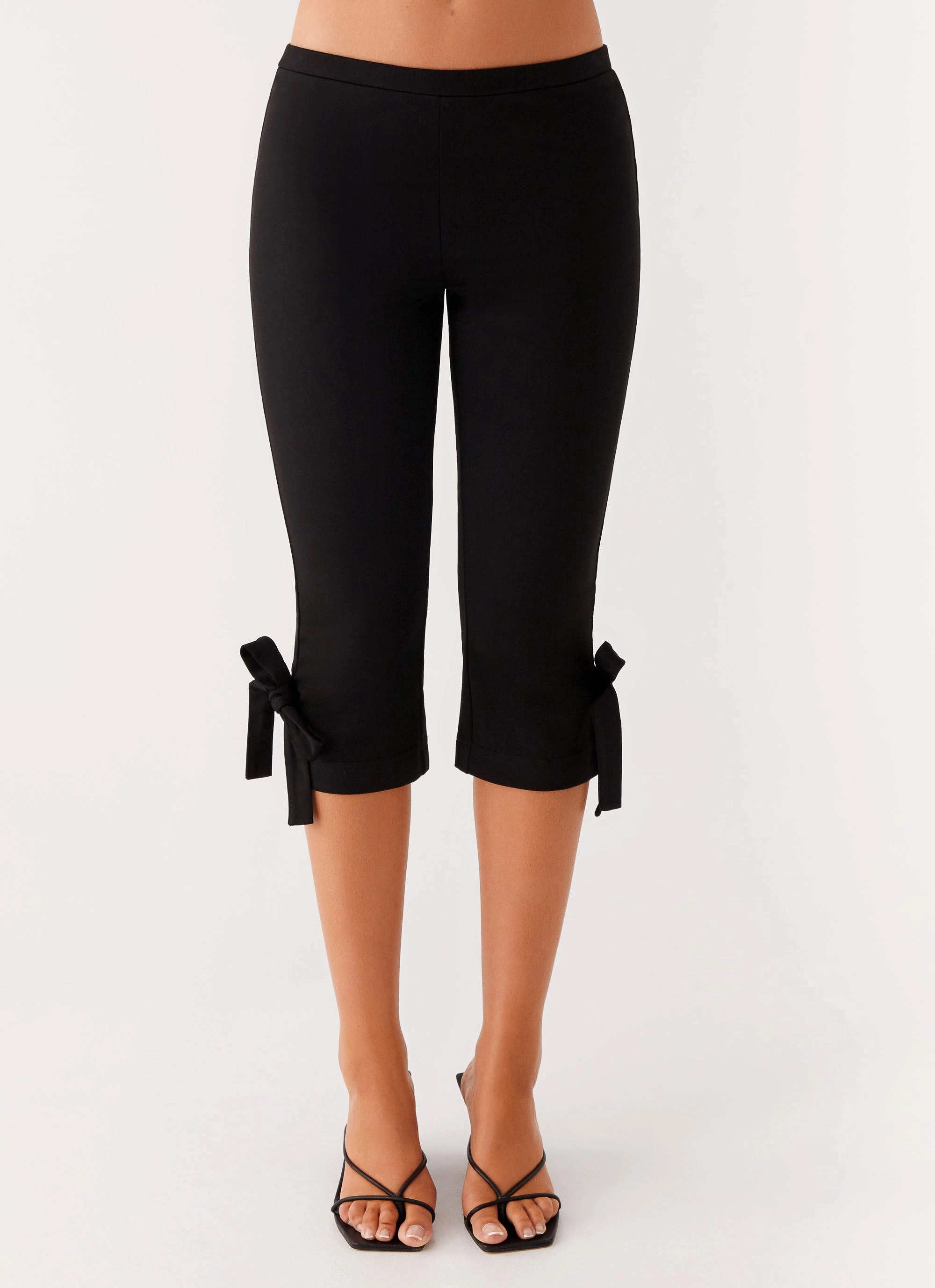 Takeover Capri Pants - Black Street Inspired