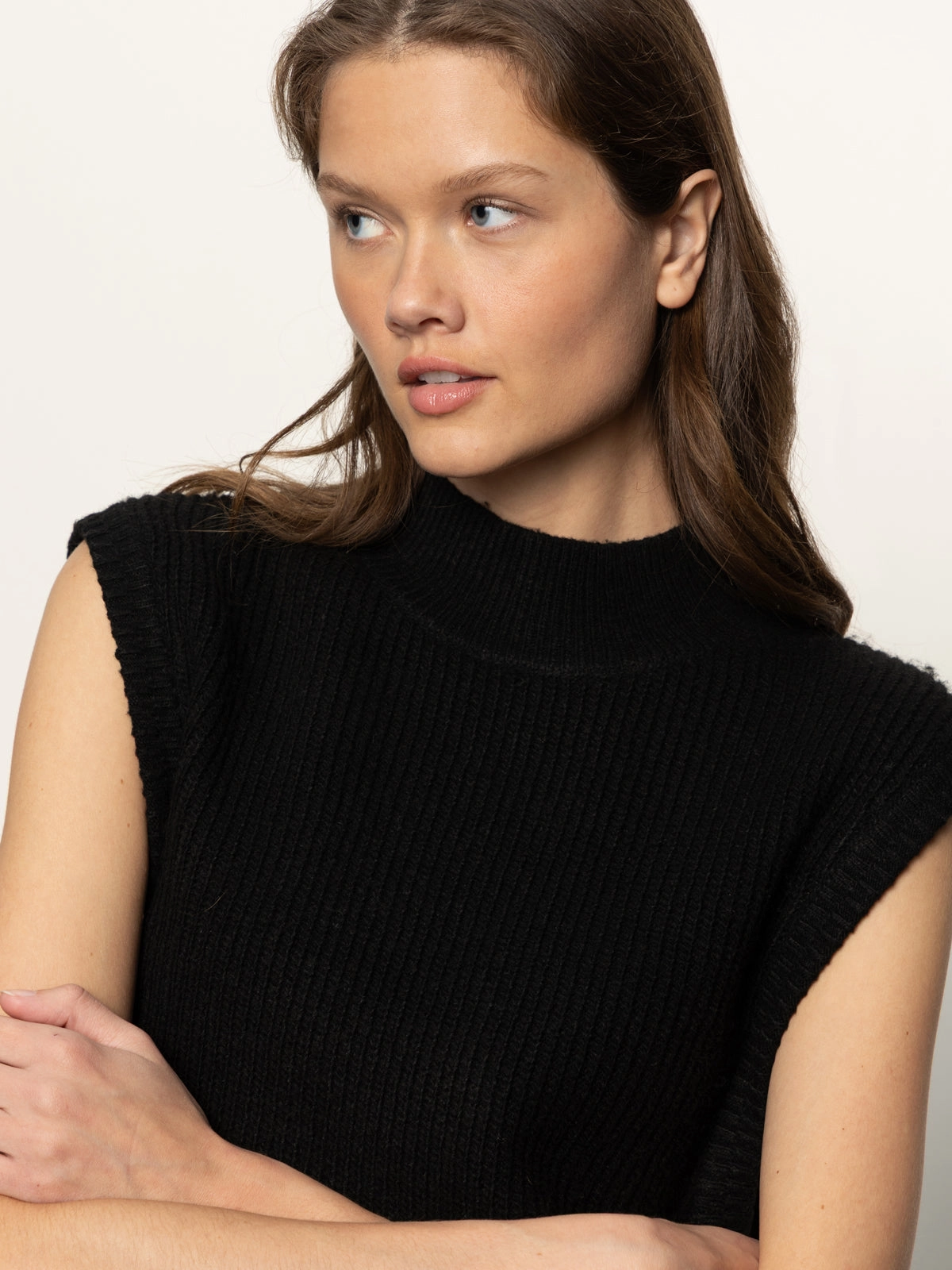 Sport Top City Sweater Shell Black