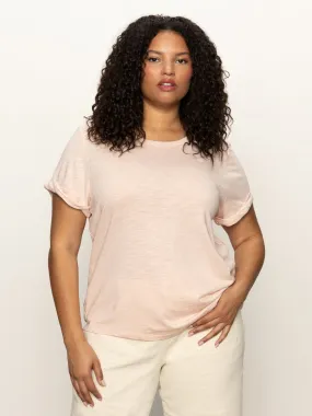 Perfect Tee Remix Earth Pink Extended Sizing Adjustable Cuffs