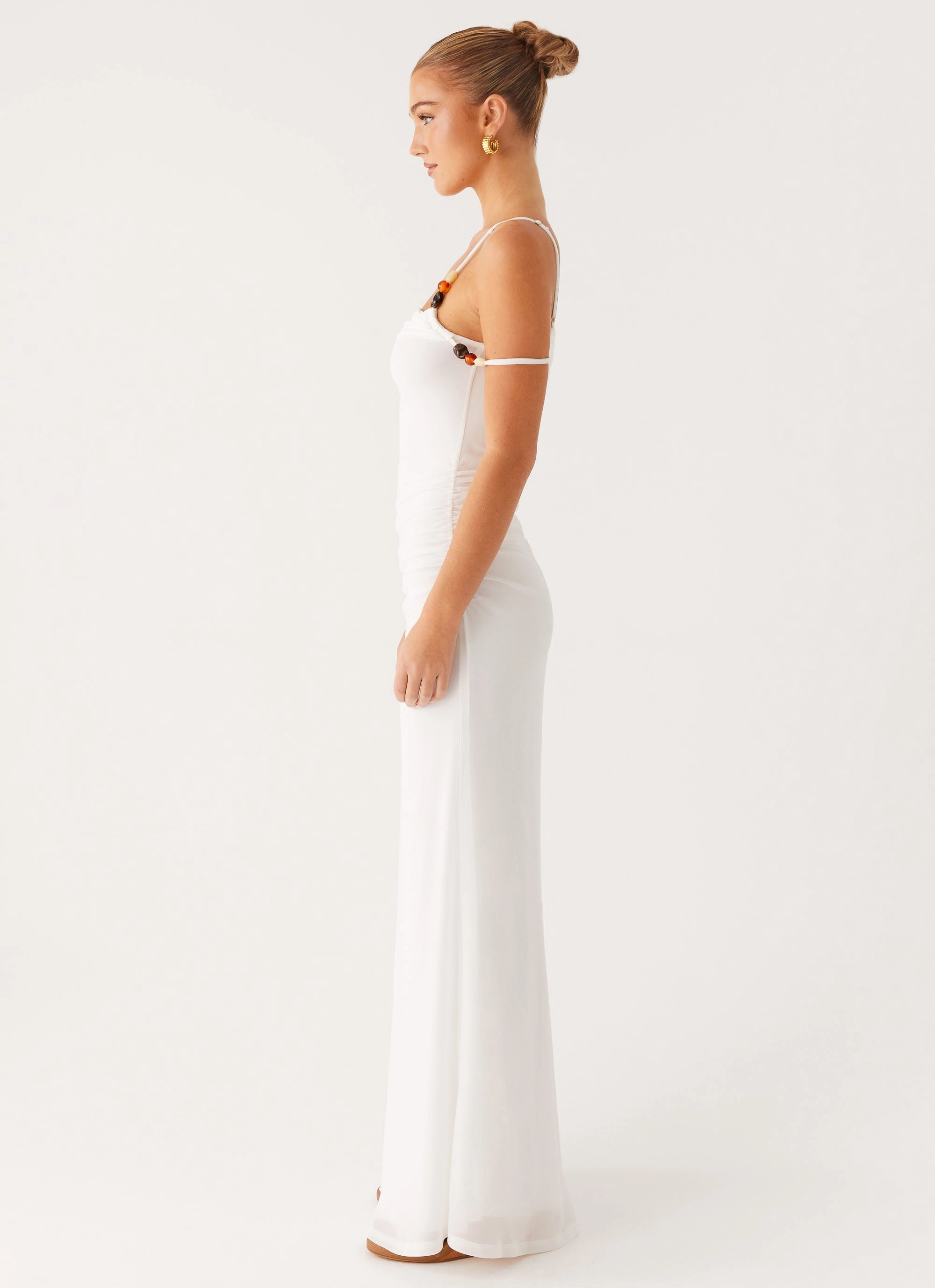 Quick Elegance Conquer Maxi Dress - Off White