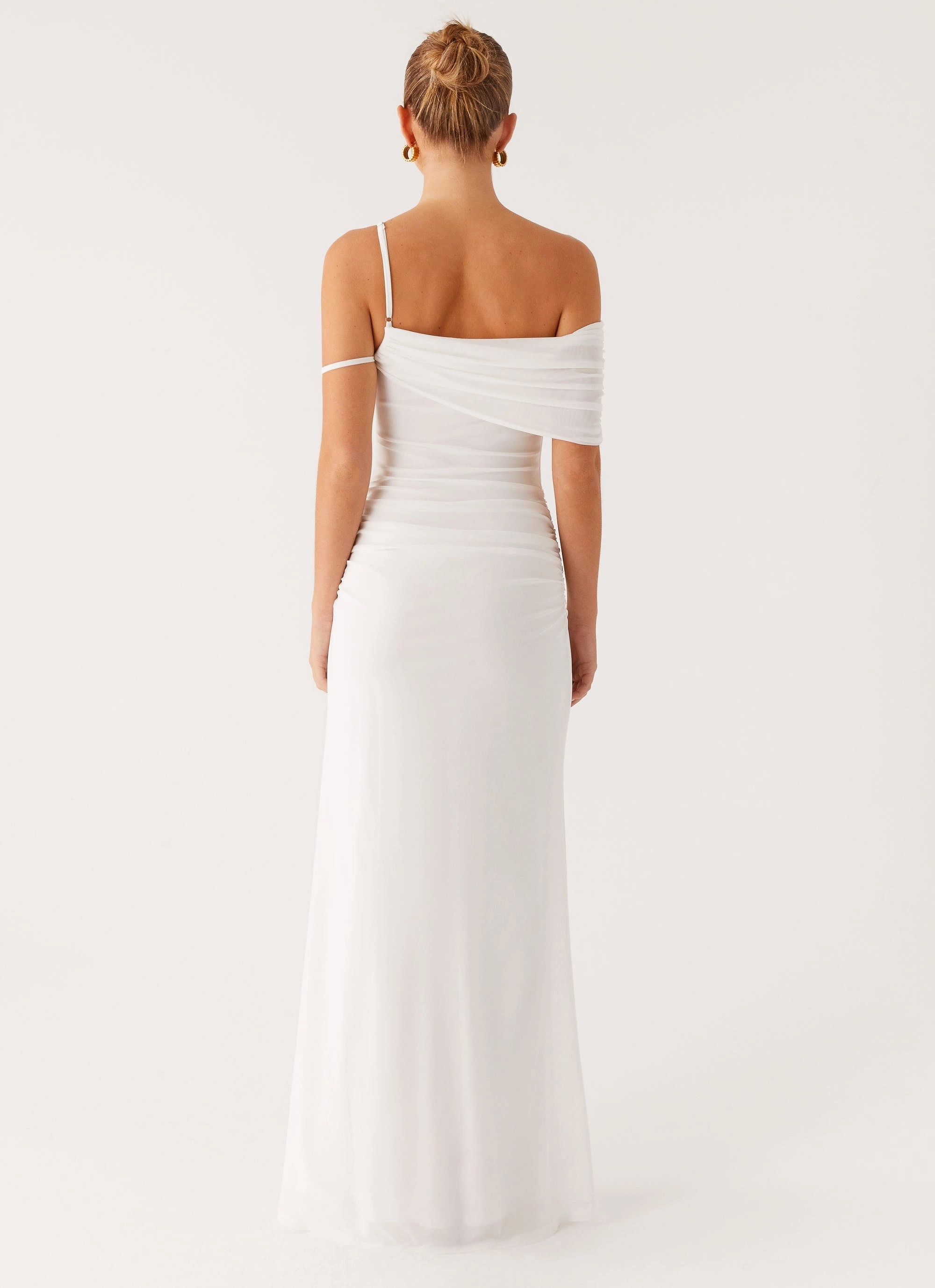 Conquer Maxi Dress - Off White Easy Flow
