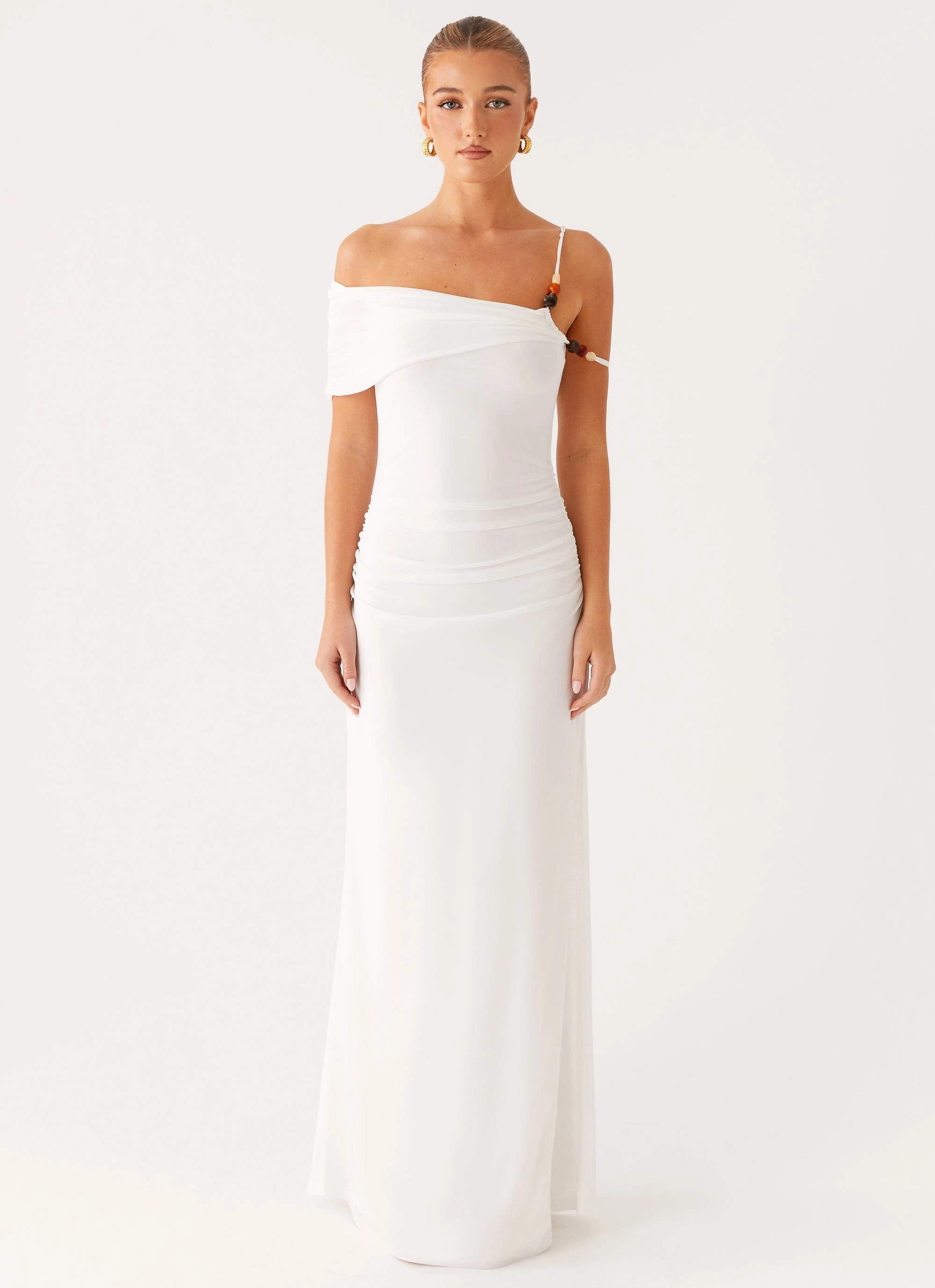 Limited-Edition City Layer Conquer Maxi Dress - Off White